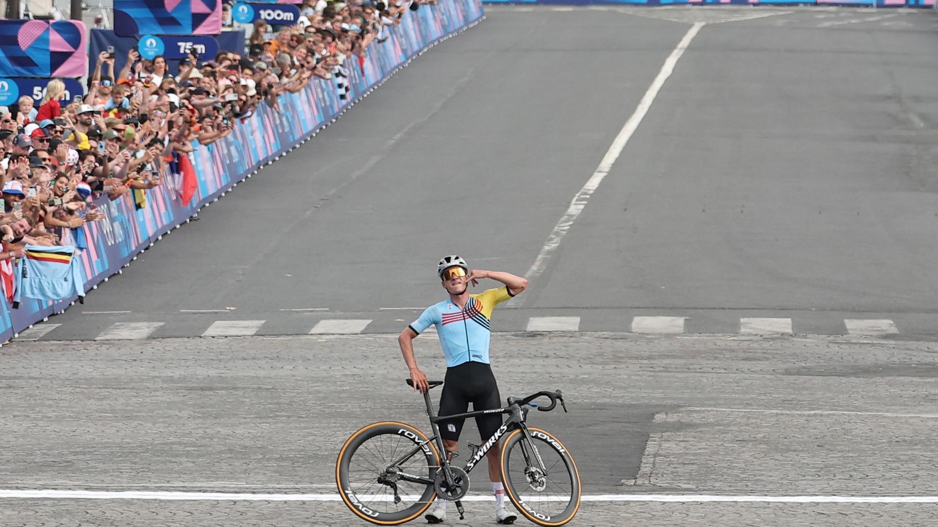 El belga Remco Evenepoel se proclamó campeón olímpico de ciclismo en ruta en los Juegos de París