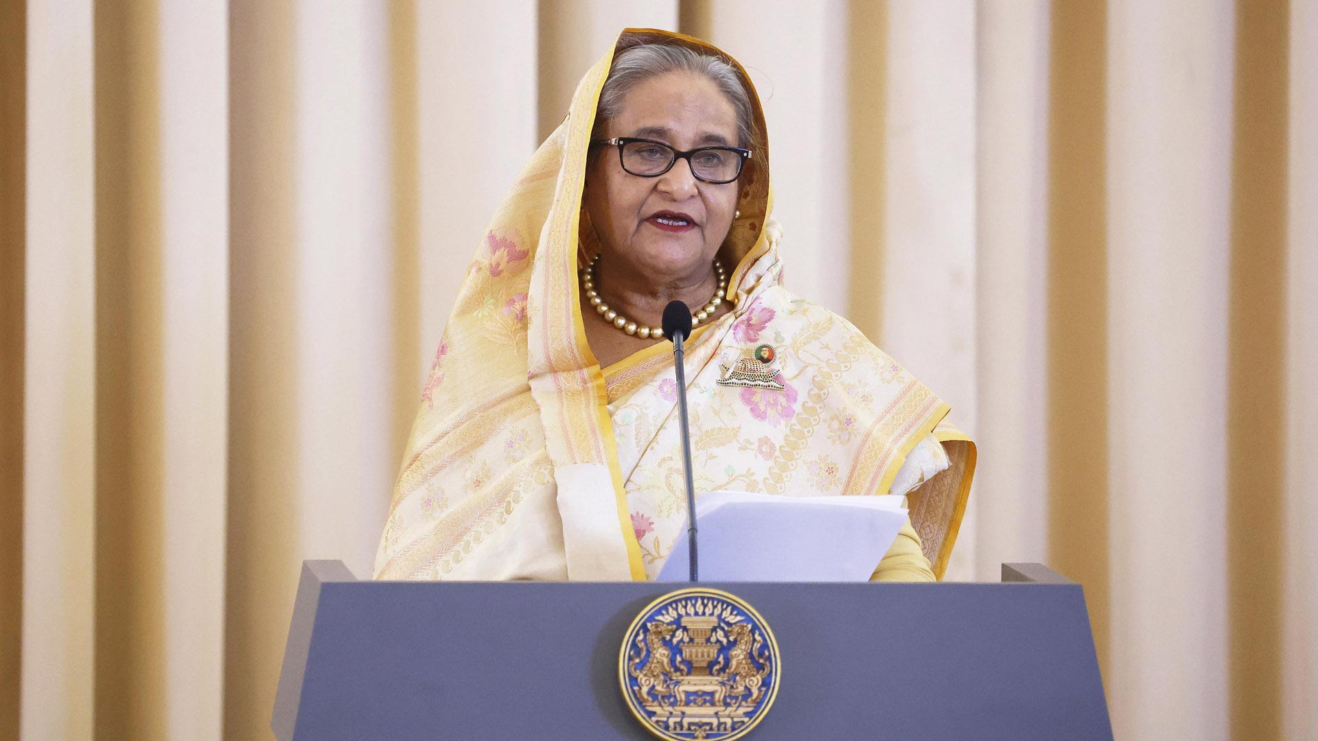 La primera ministra de Bangladesh, Sheikh Hasina, en una imagen de archivo