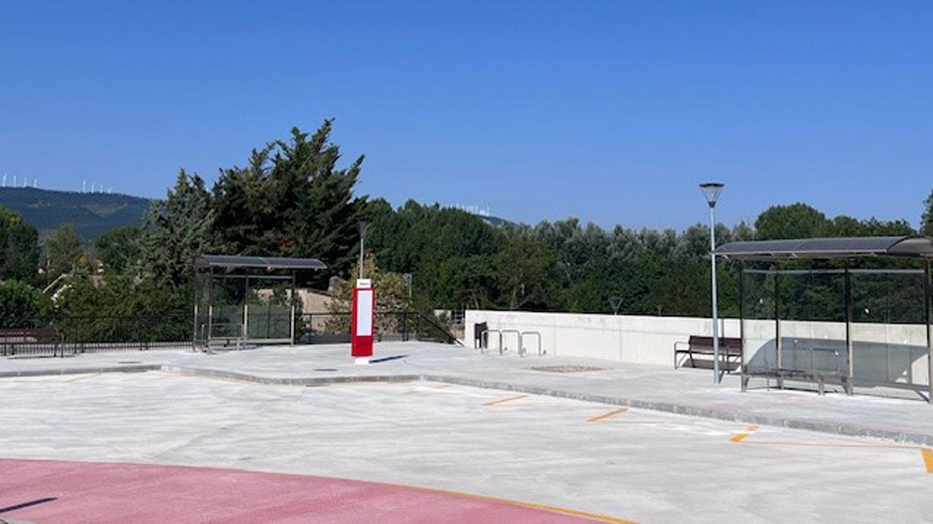 Nuevo intercambiador de transporte de Lumbier