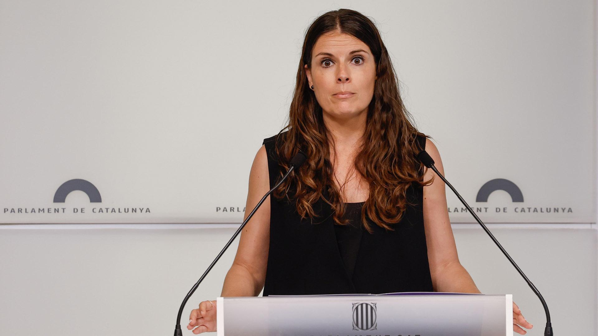 La portavoz parlamentaria de JxCat, Mònica Sales
