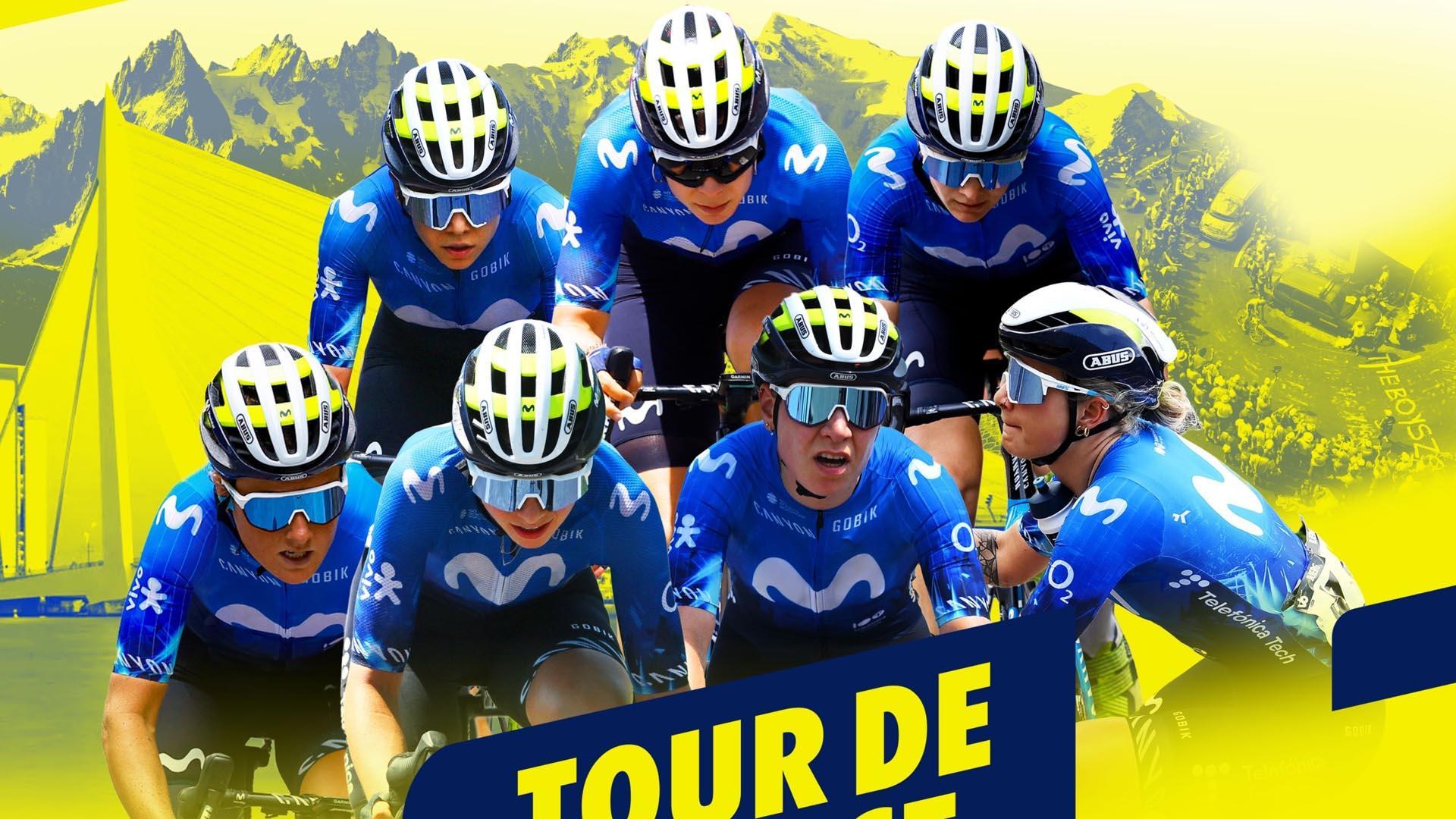 Movistar ha anunciado este jueves el equipo que acudirá el Tour de Francia femenino
