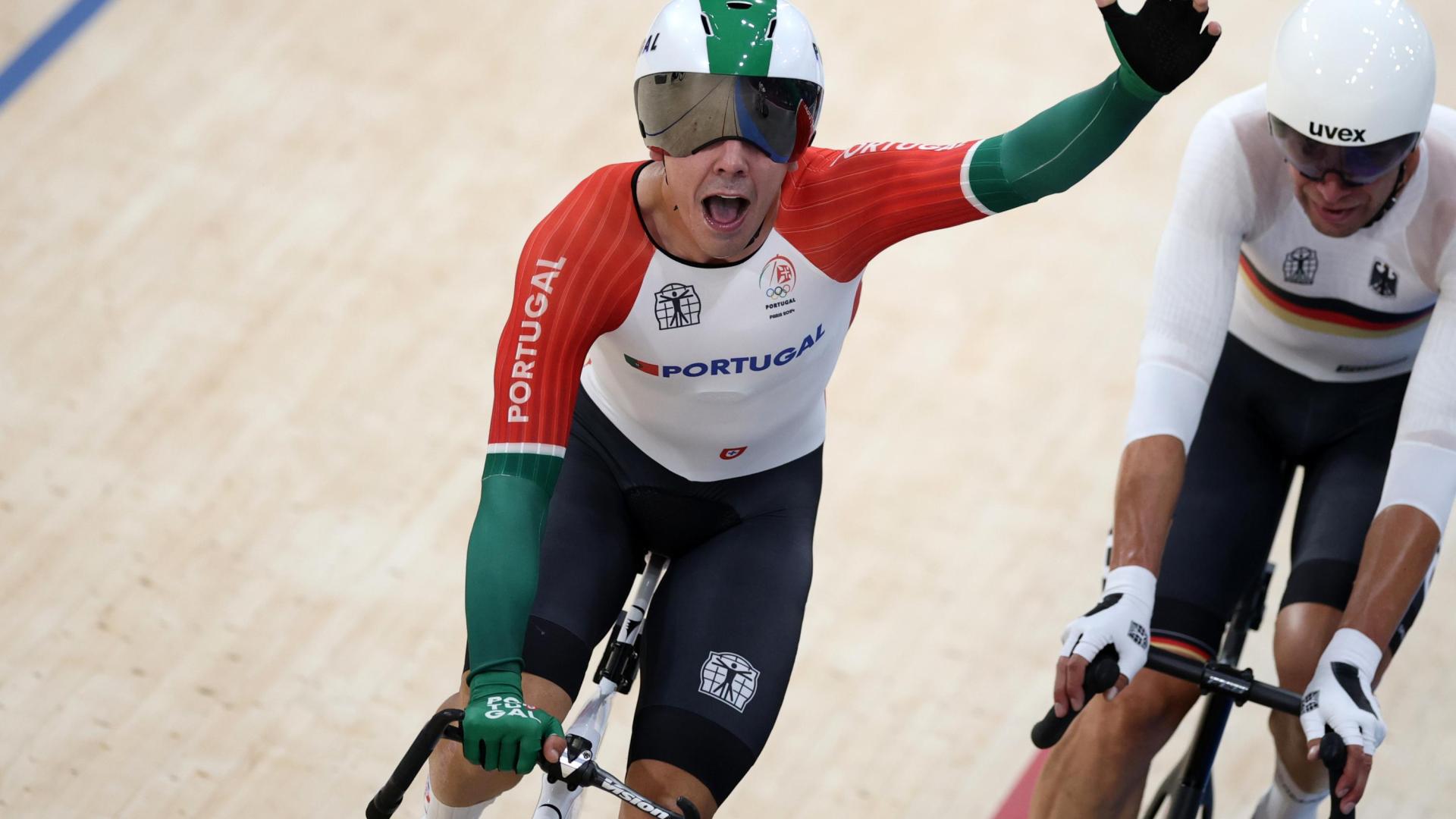 Iuri Leitao celebra la victoria en el Madison.