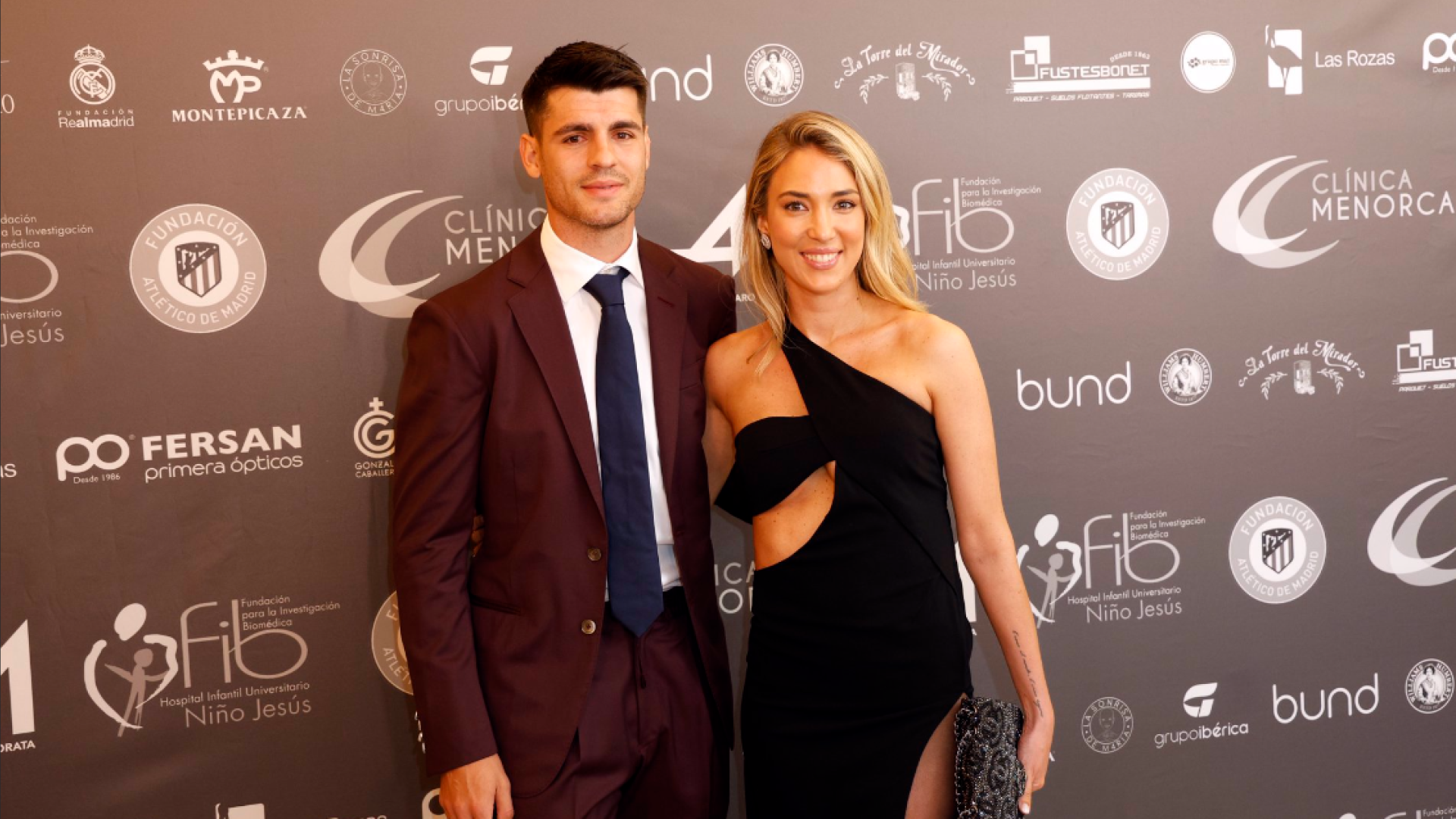 Álvaro Morata y  Alice Campello
