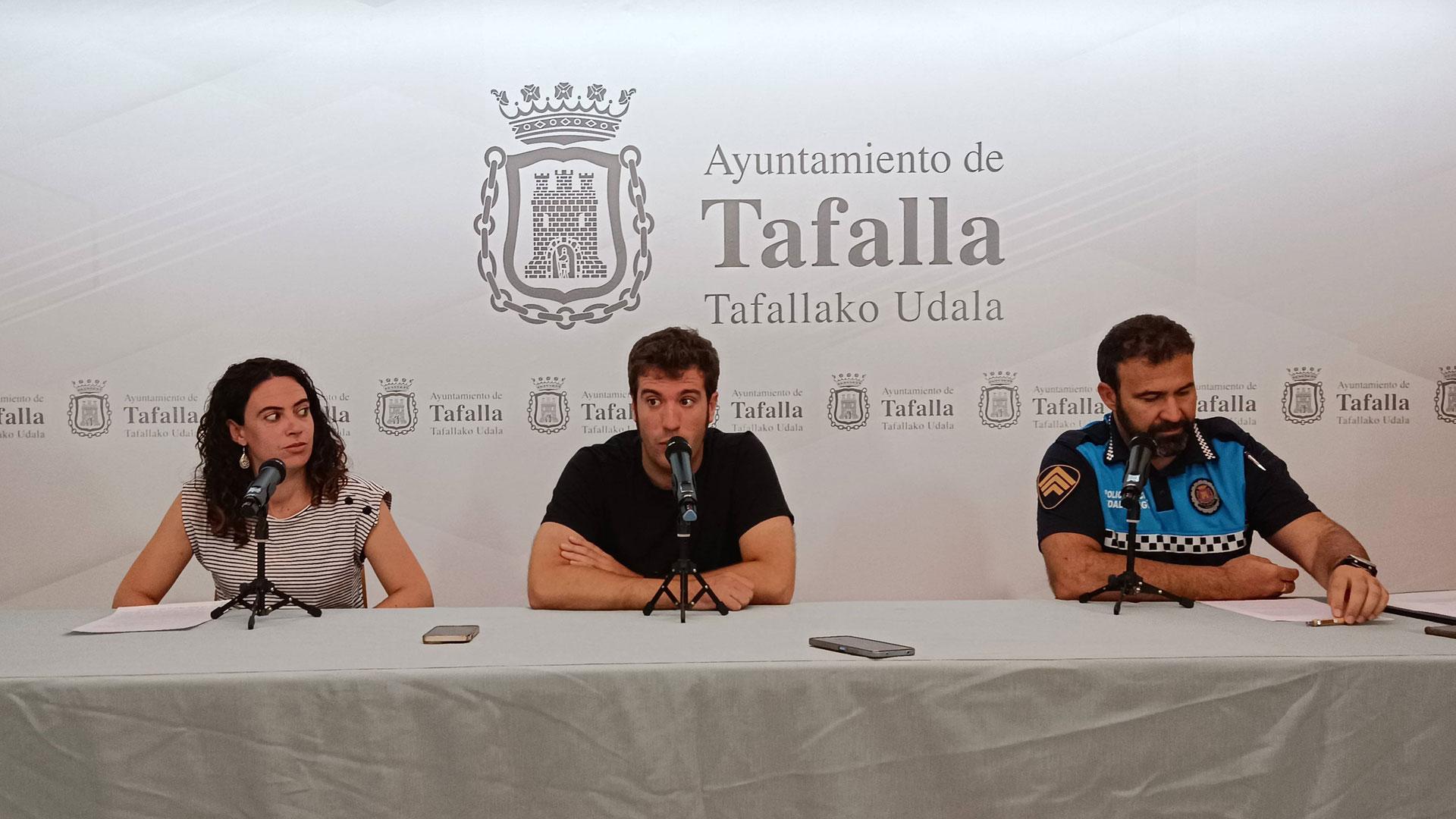 Maitane Fernández, Xabier Alcuaz e Iván Colás