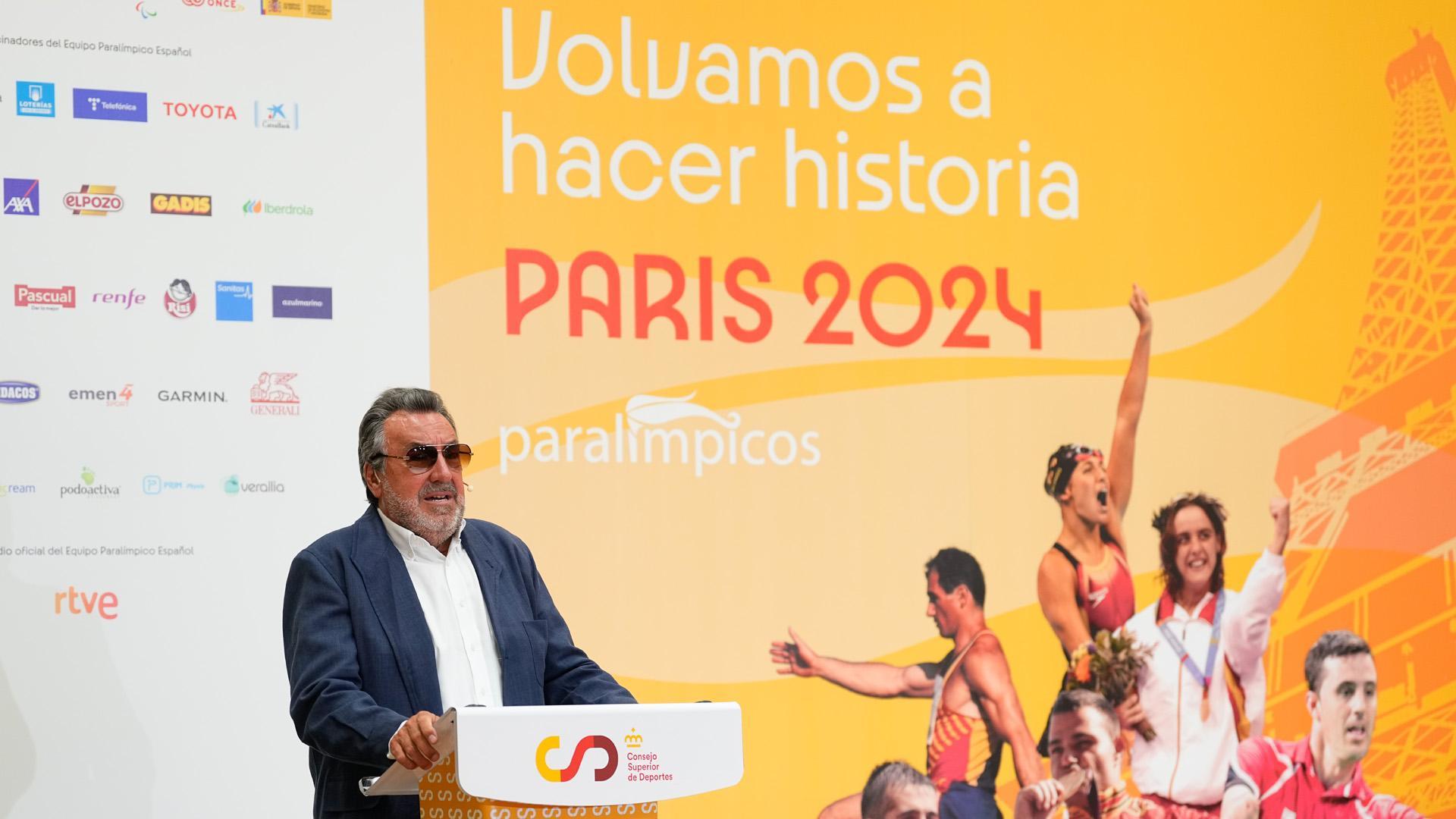 Miguel Carballeda, presidente del Comité Paralímpico Español