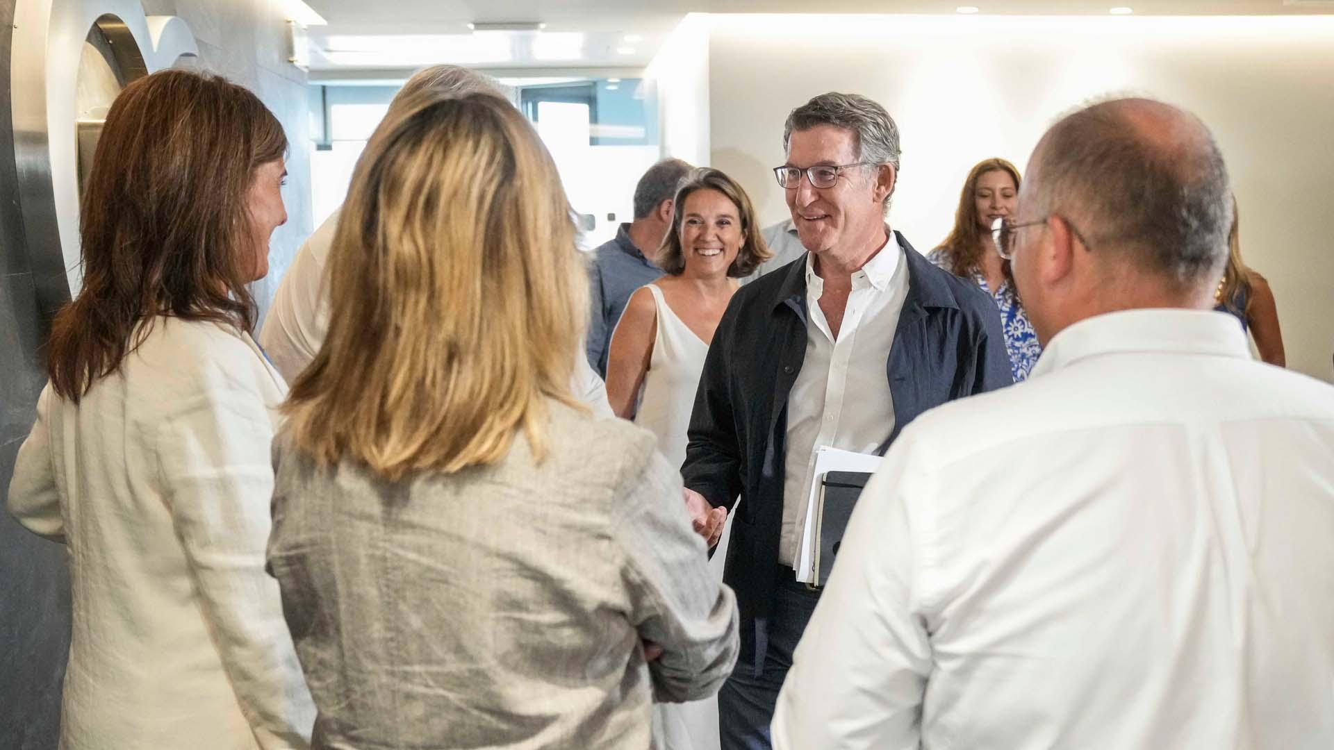 Alberto Núñez Feijóo, antes de presidir el Comité de Dirección del partido