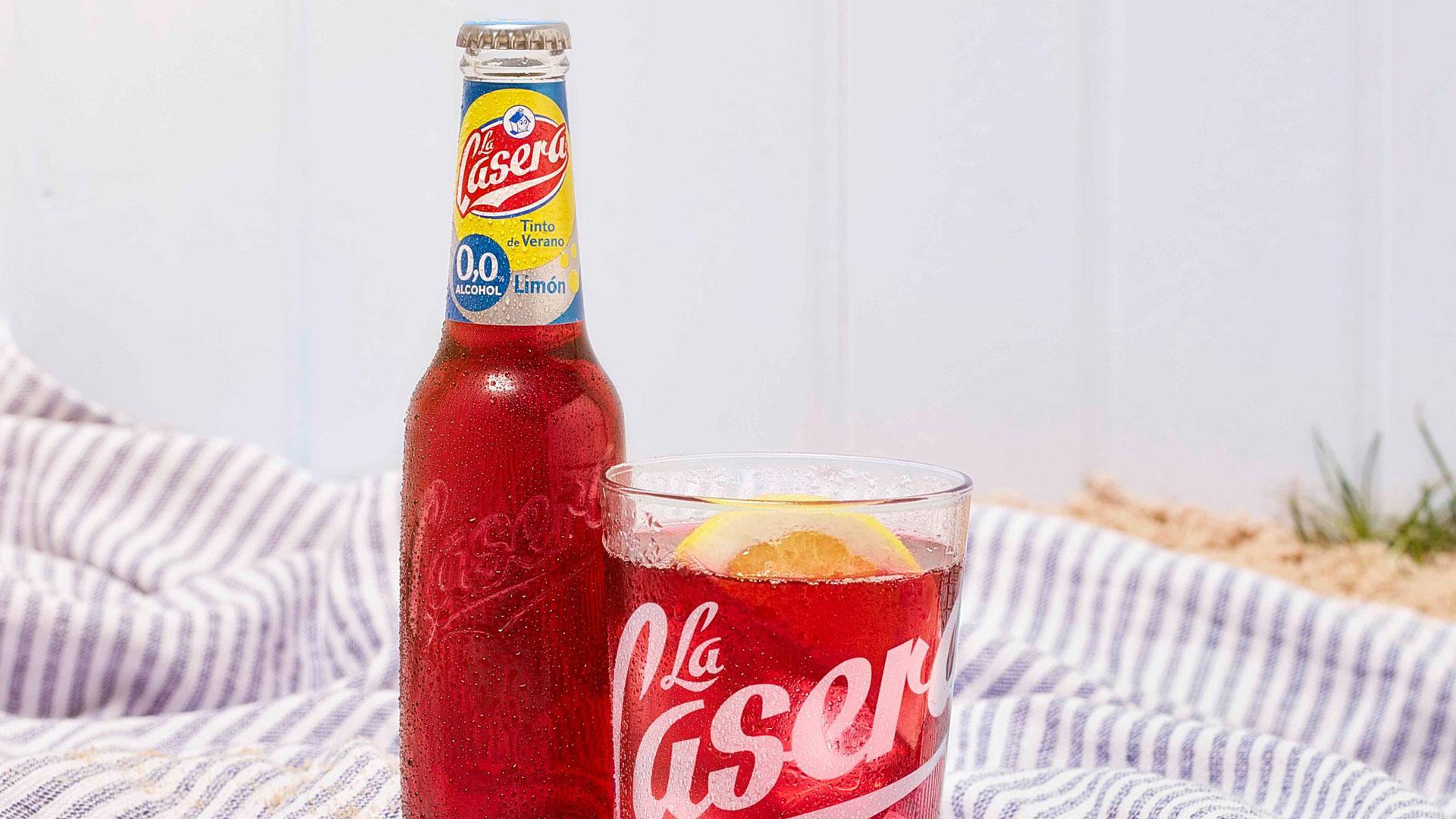 Imagen de un tinto de verano de la marca La Casera