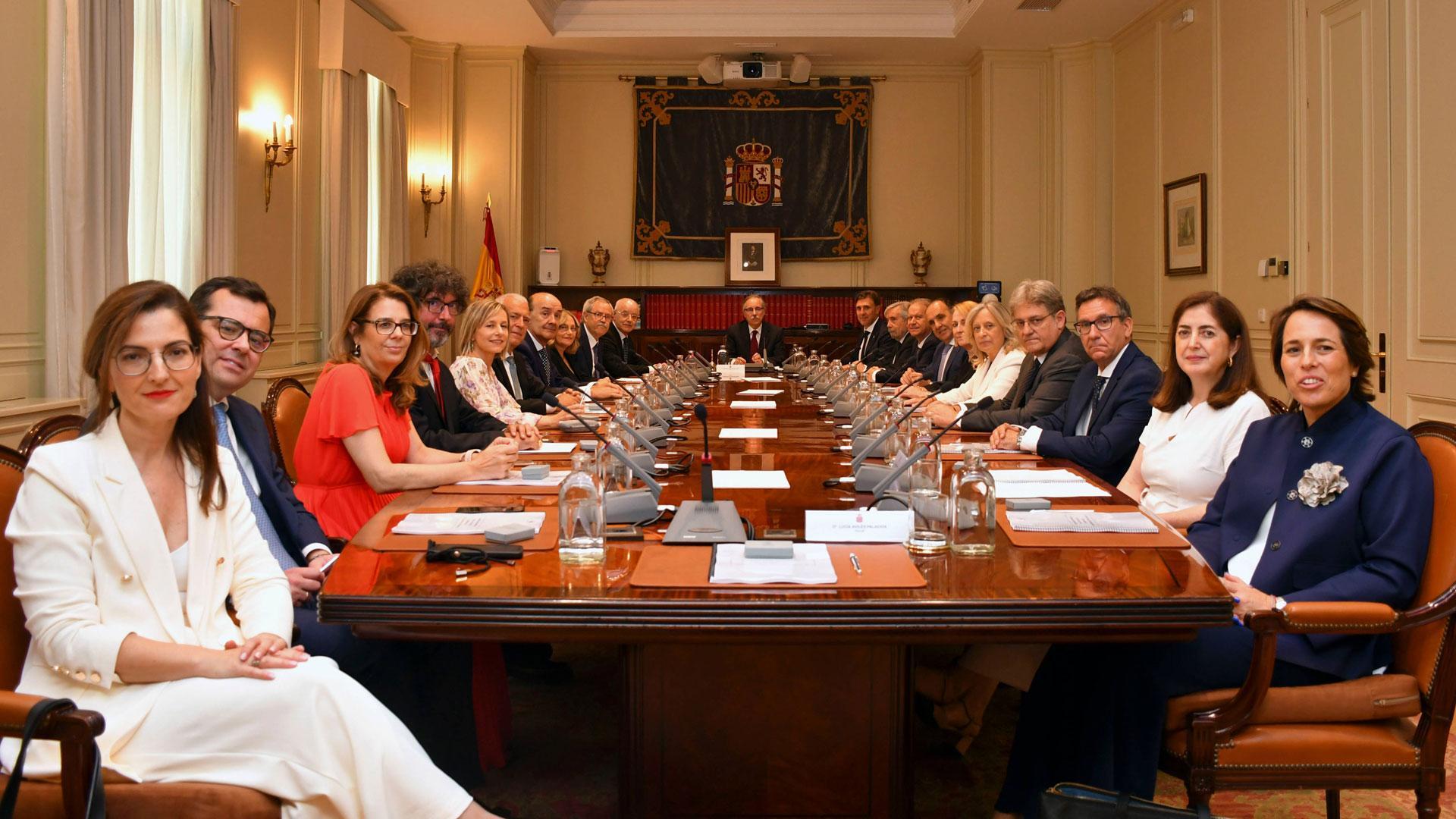 Sesión constitutiva del octavo mandato del Consejo General del Poder Judicial (CGPJ)
