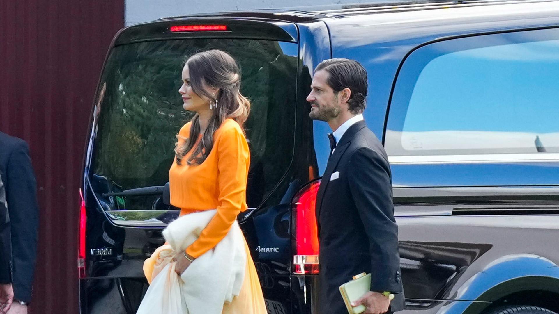 Carlos Felipe y Sofía de Suecia en la boda de Marta Luisa de Noruega