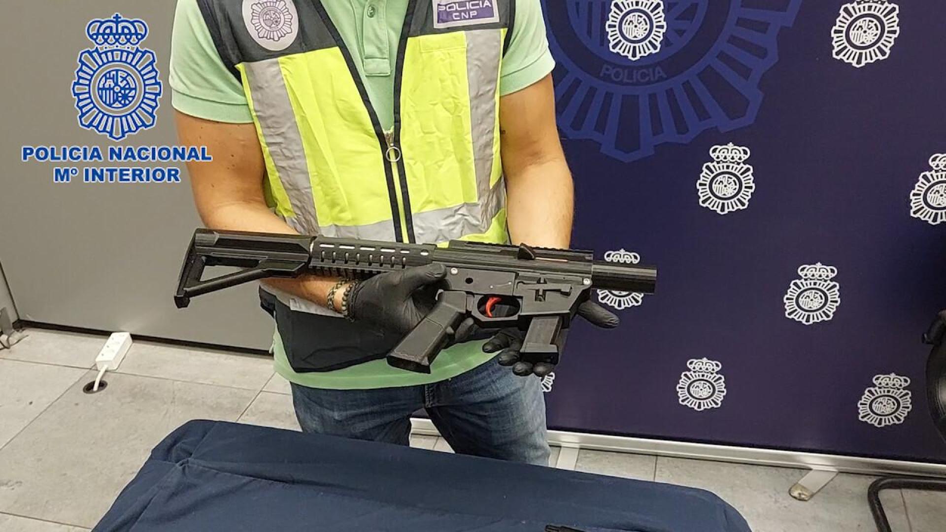 Arma fabricada con una impresora 3D