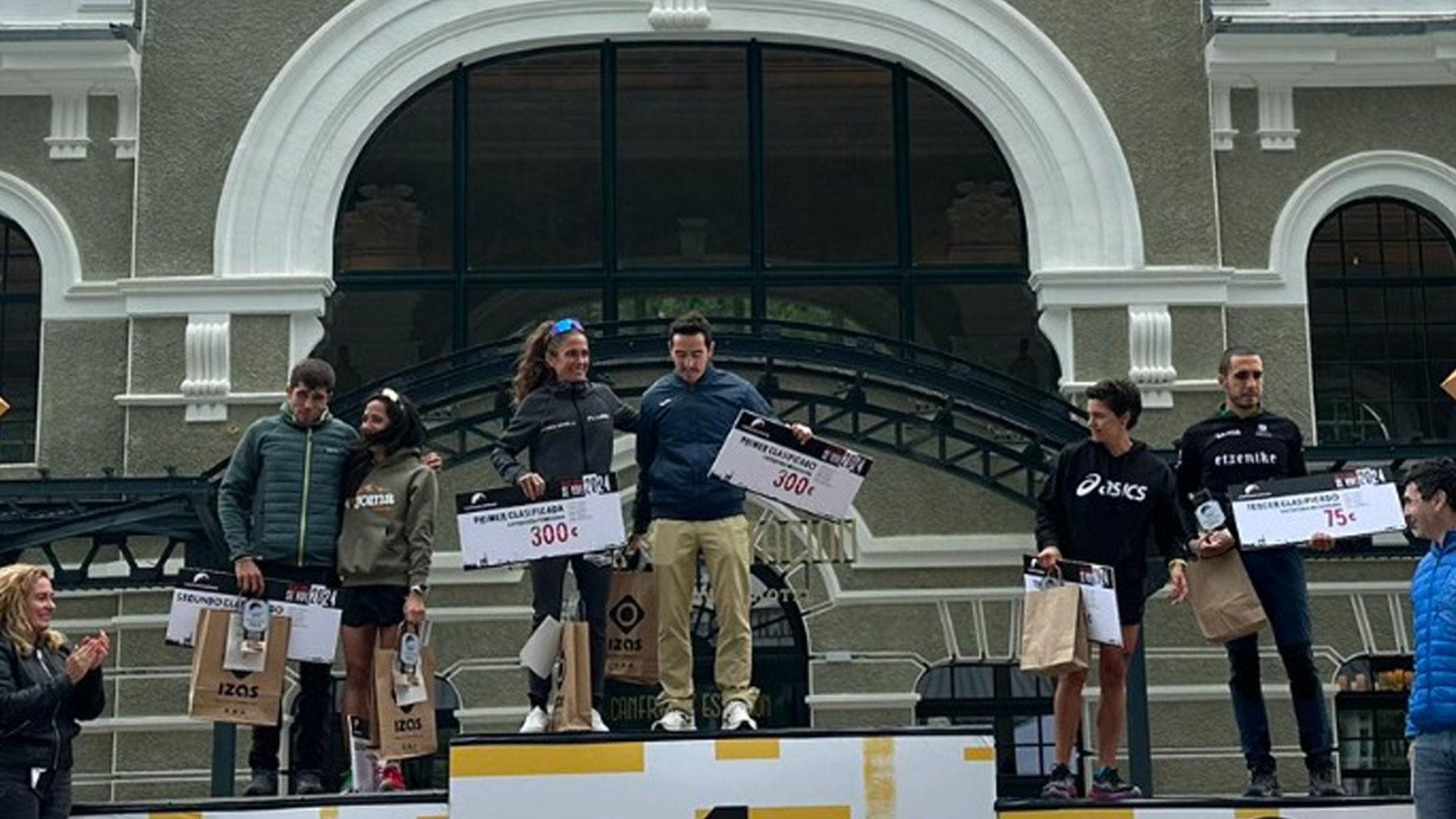 Los mejores clasificados en la Longdistance (26km), con Inés Astráin segunda e Imanol Kañamares, tercero