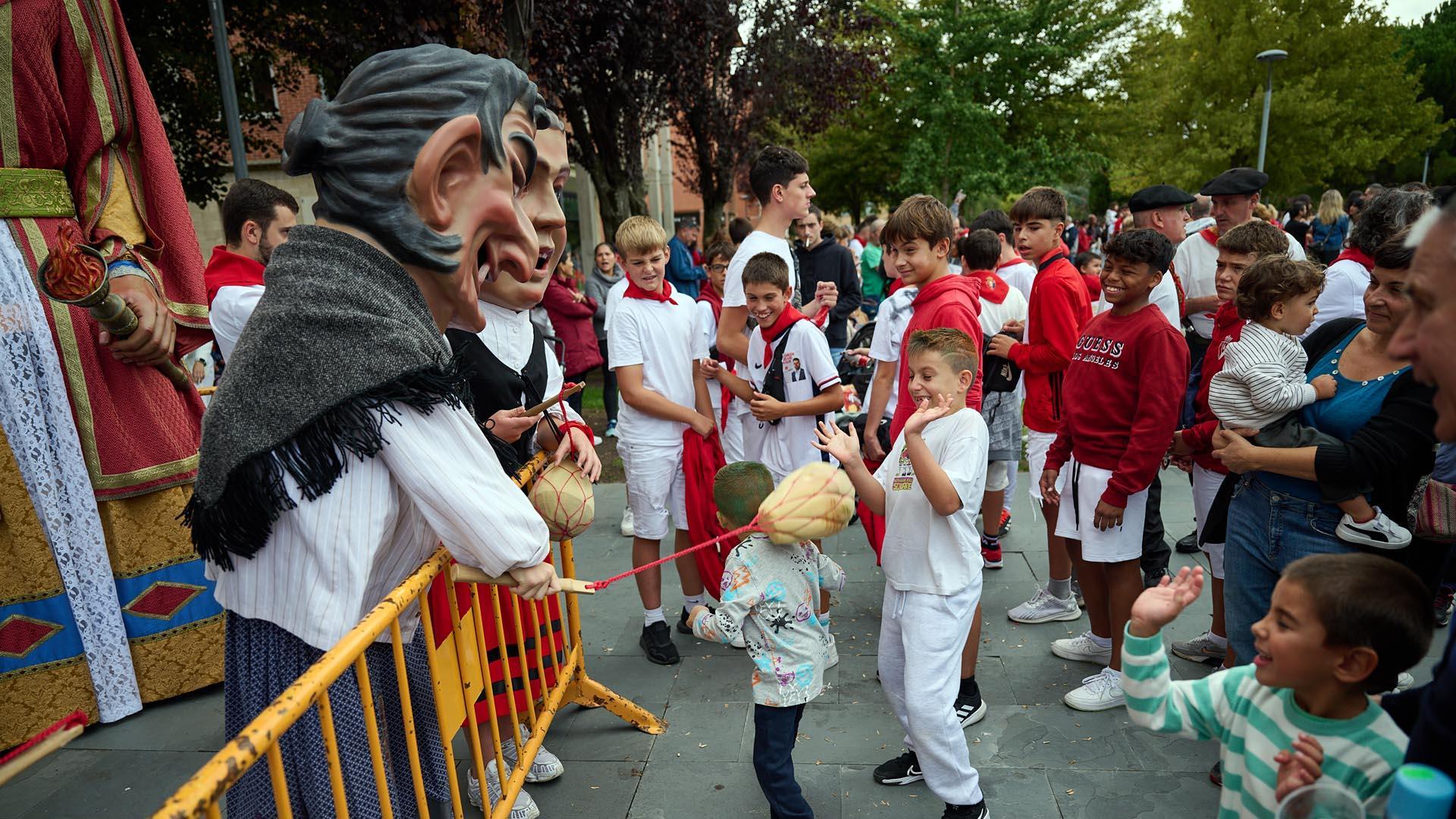 Cohete del inicio de las fiestas de Zizur Mayor 2024