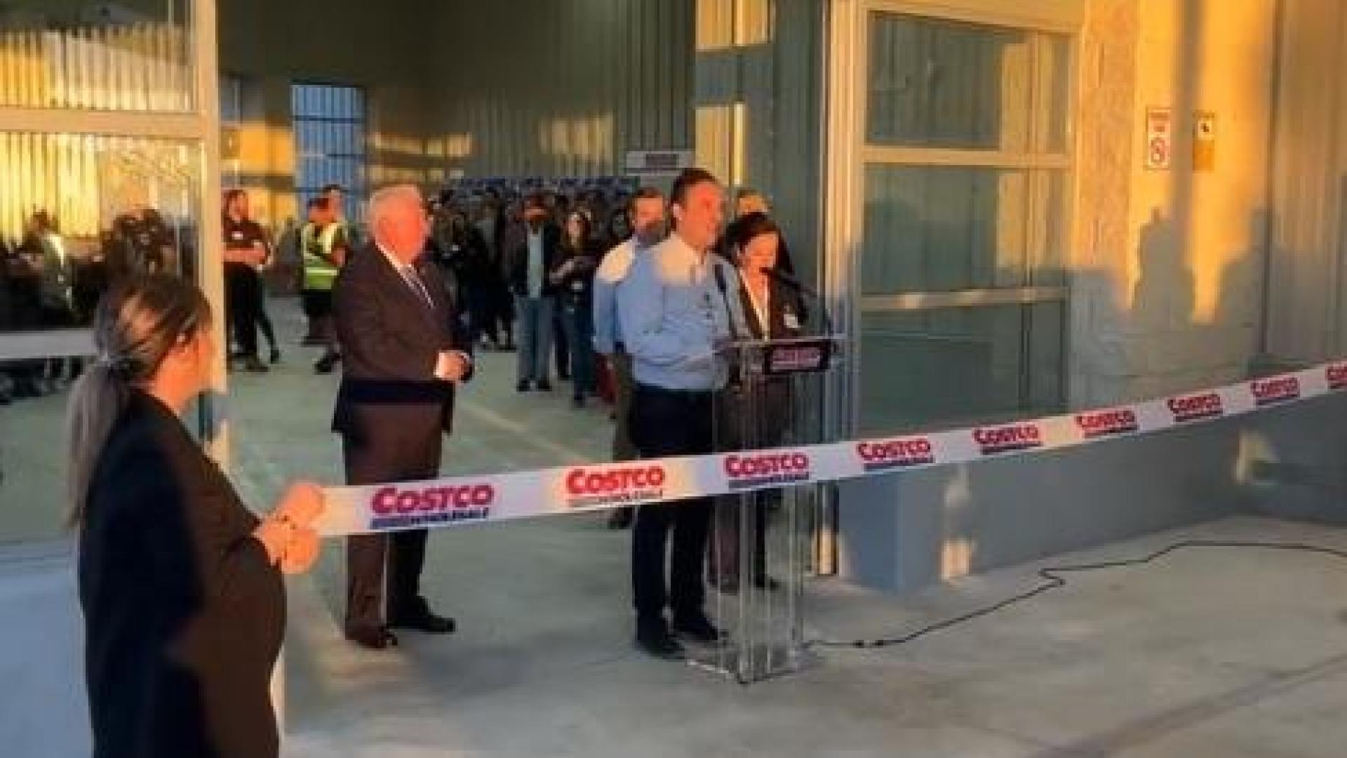 Acto de inauguración del supermercado Costco de Zaragoza