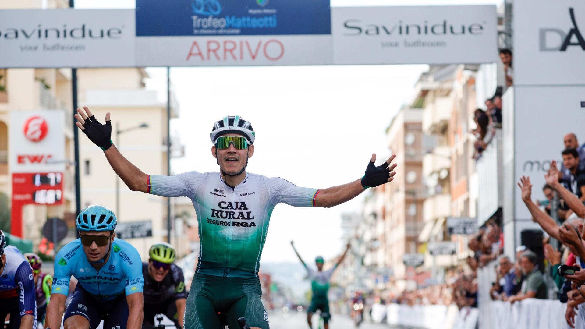 El venezolano Orluis Aular (Caja Rural-RGA) se impone en el Trofeo Matteotti