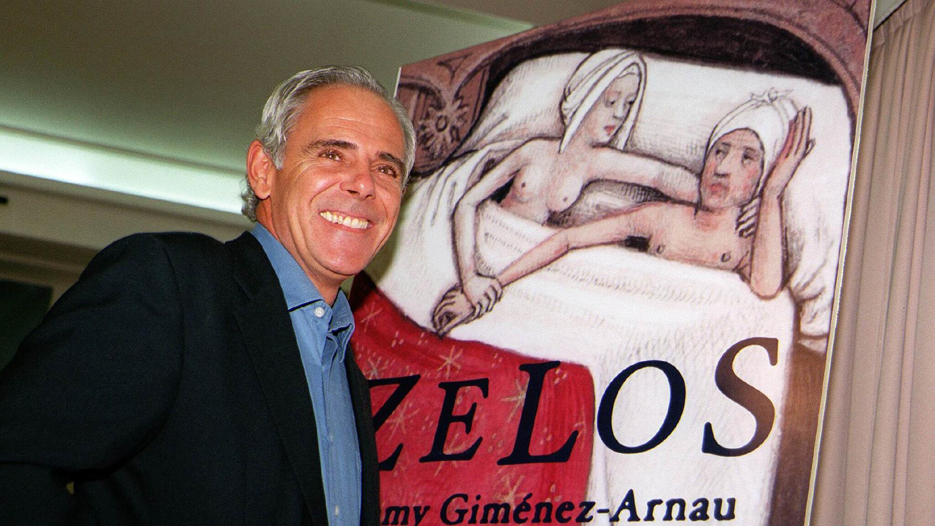 Jimmy Giménez Arnau, en una fotografía de archivo, durante la presentación de su novela 'Zelos'
