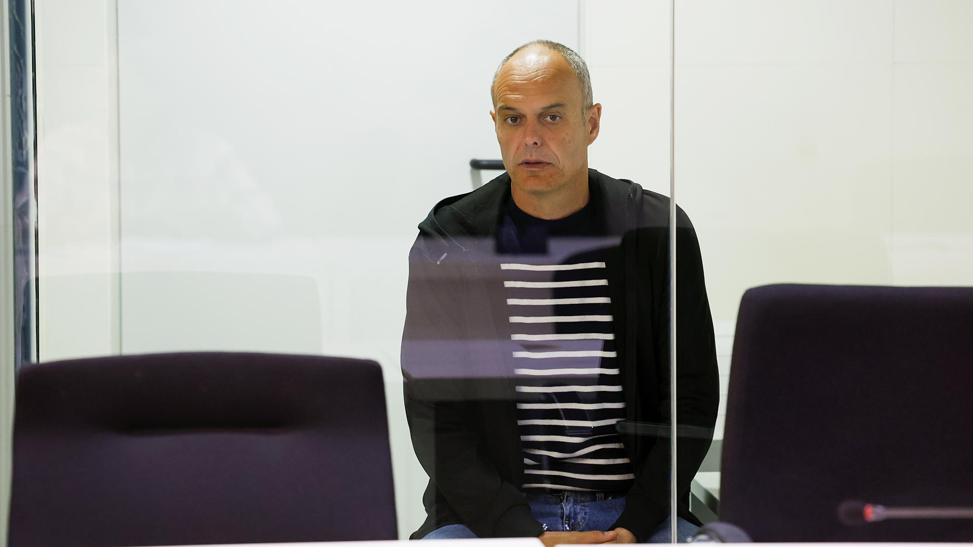 Mikel Carrera Sarobe, alias 'Ata', en el banquillo de la Audiencia Nacional durante el juicio por los atentados en la UN, Uvesa SA, Ultracongelados Virto y El Corte Inglés de Zaragoza