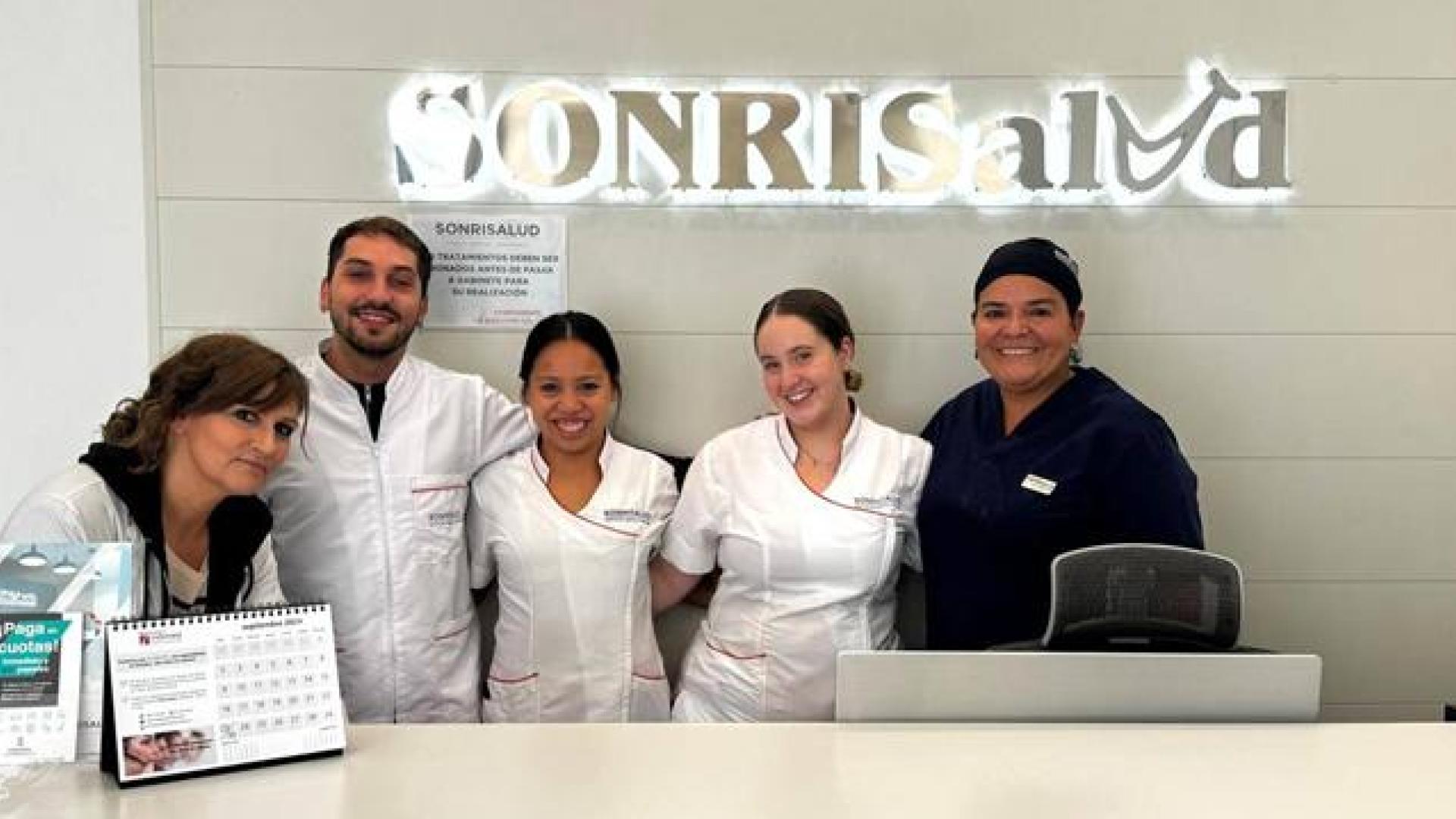 Personal de la clínica Sonrisalud de Rotxapea
