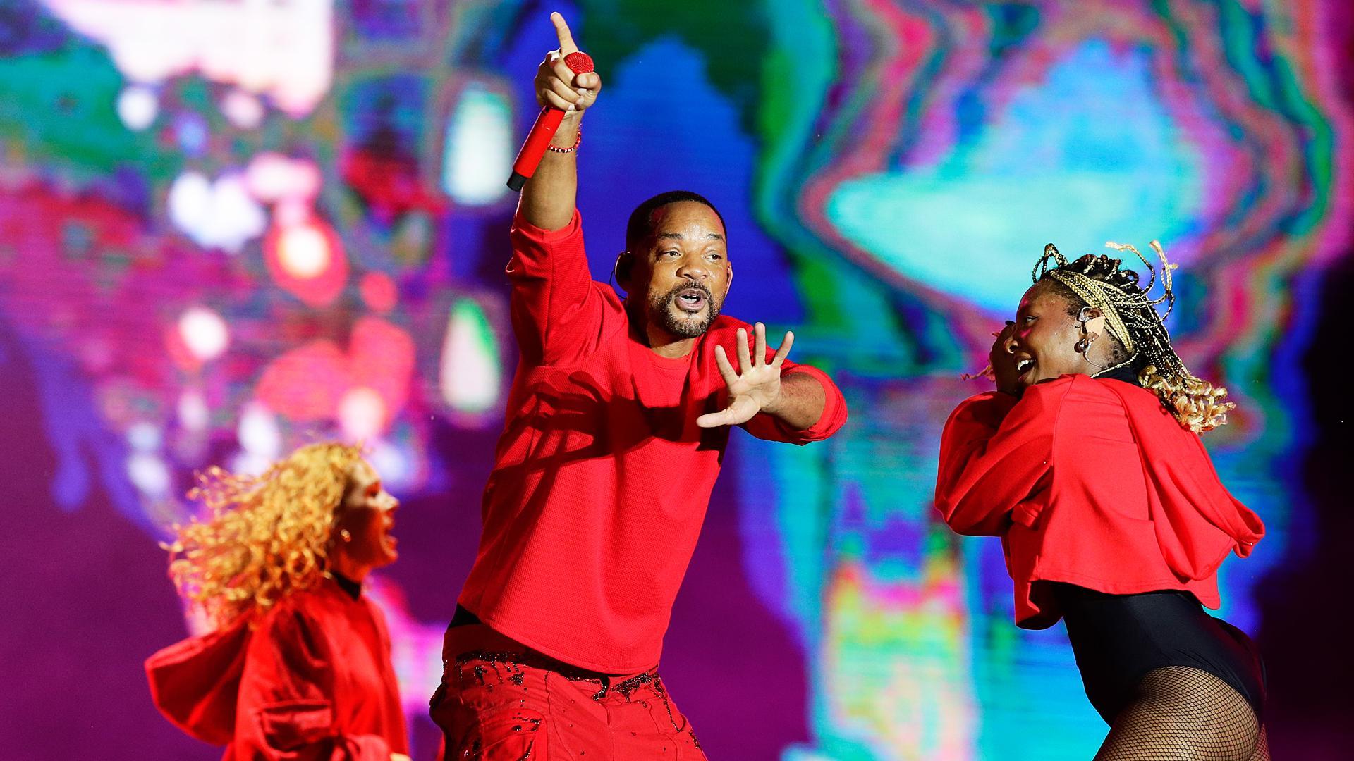 El cantante Will Smith fue uno de los que también actuaron en la cuarta jornada de Rock in Río 2024