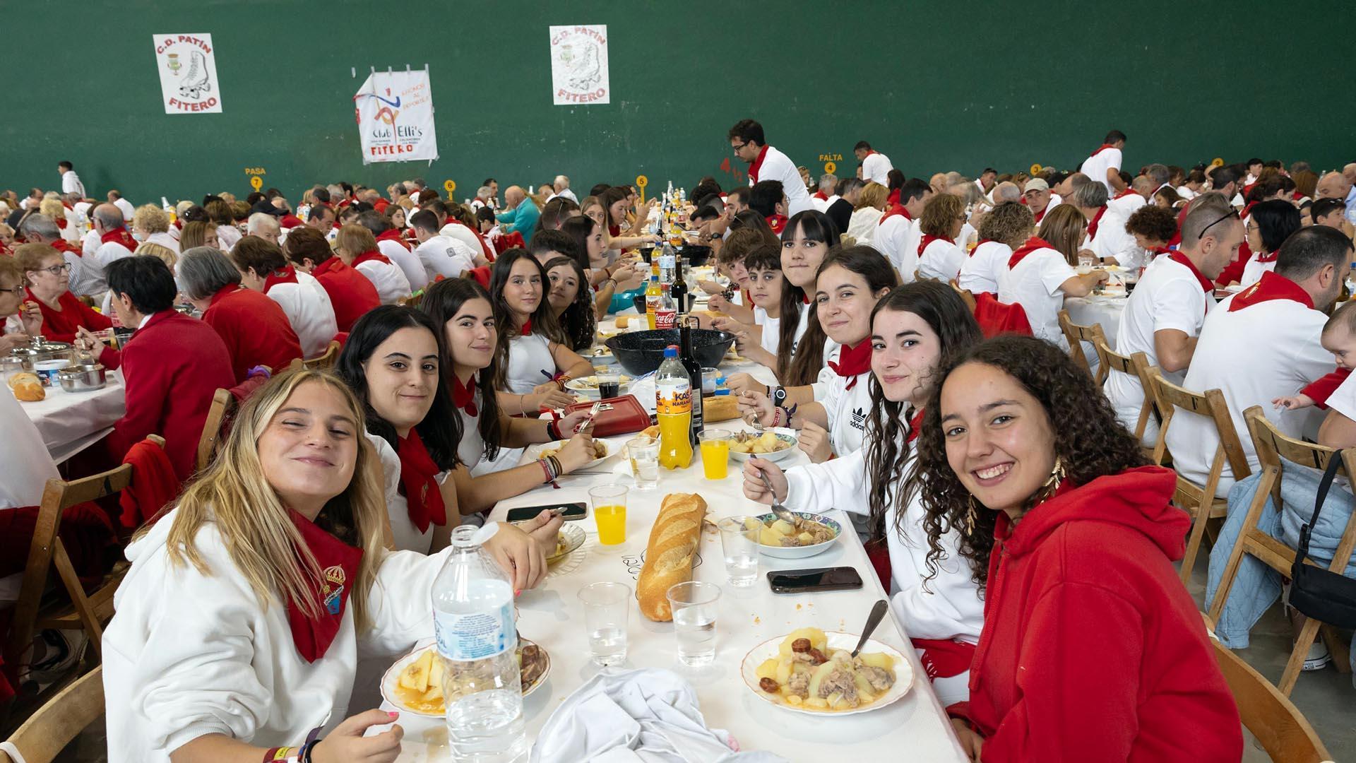Fotos del calderete popular de las fiestas de Fitero