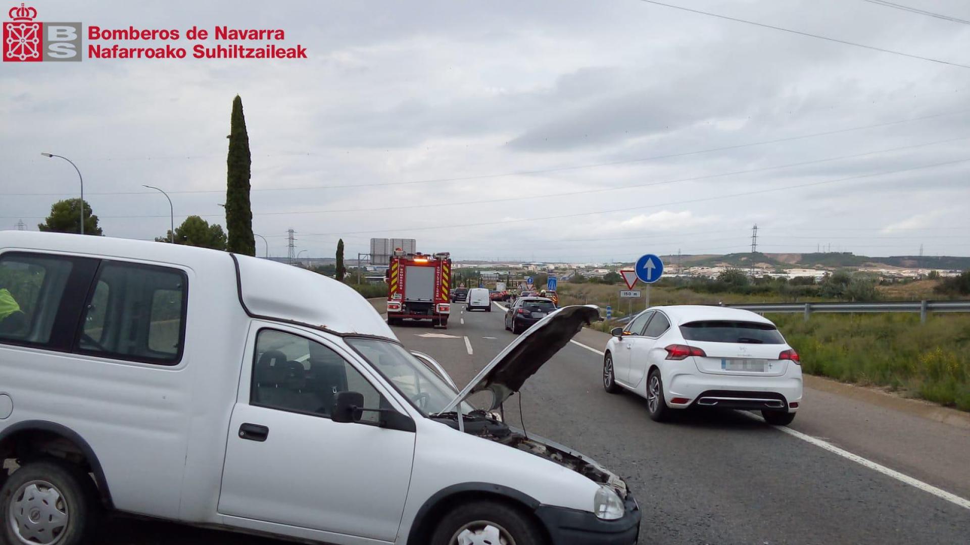 Uno de los vehículos implicados