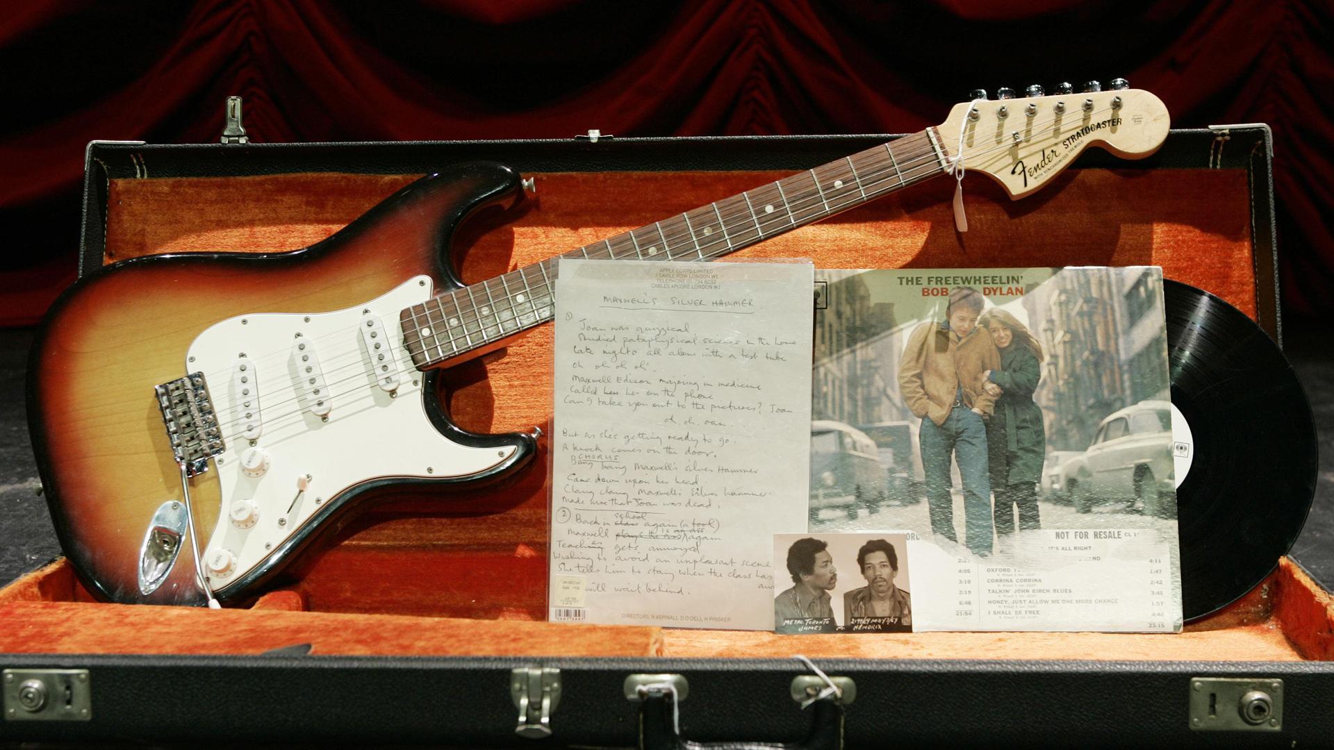 Una Fender Stratocaster que perteneció a Jimi Hendrix