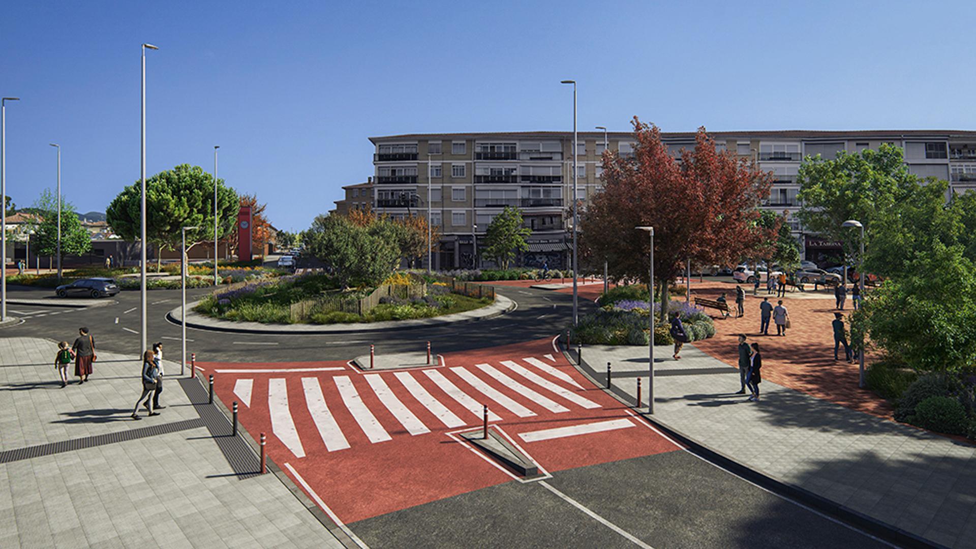 Las obras de reurbanización y renovación de la Txantrea comenzarán en octubre y durarán 14 meses