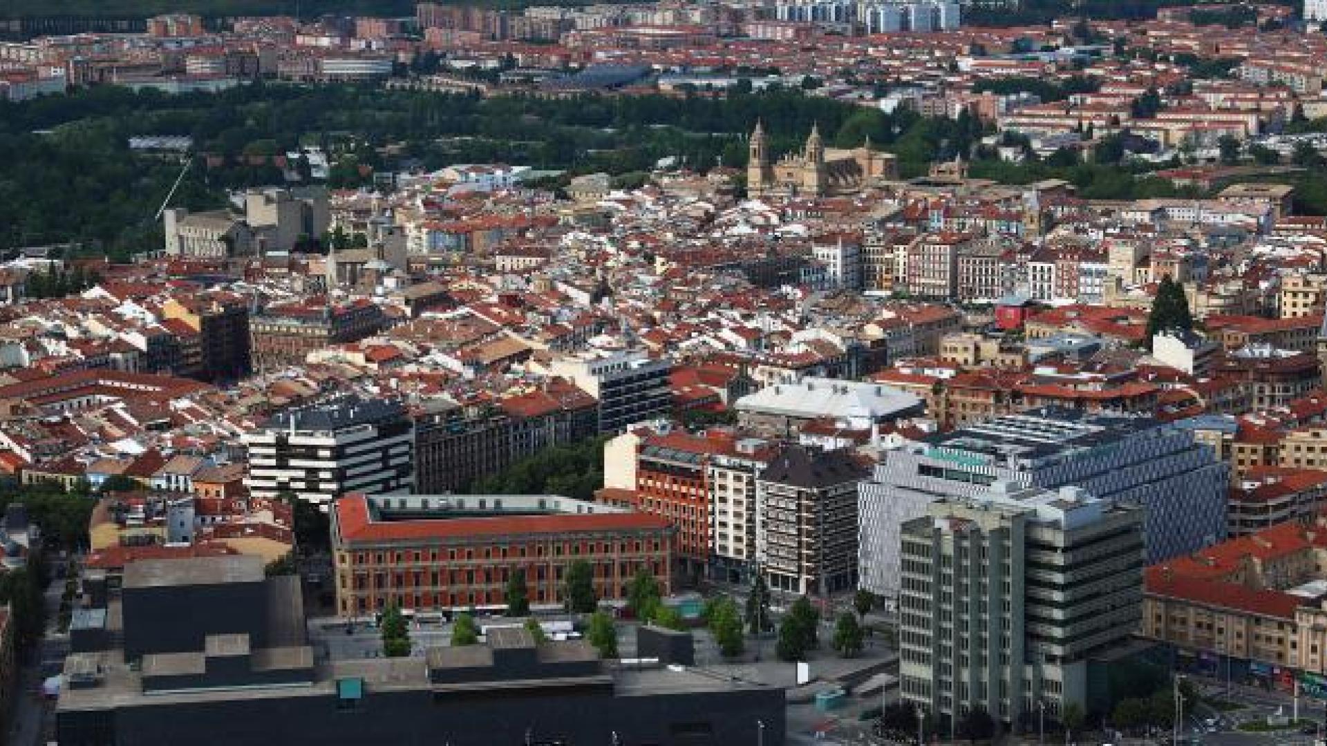 Vista aérea de Pamplona