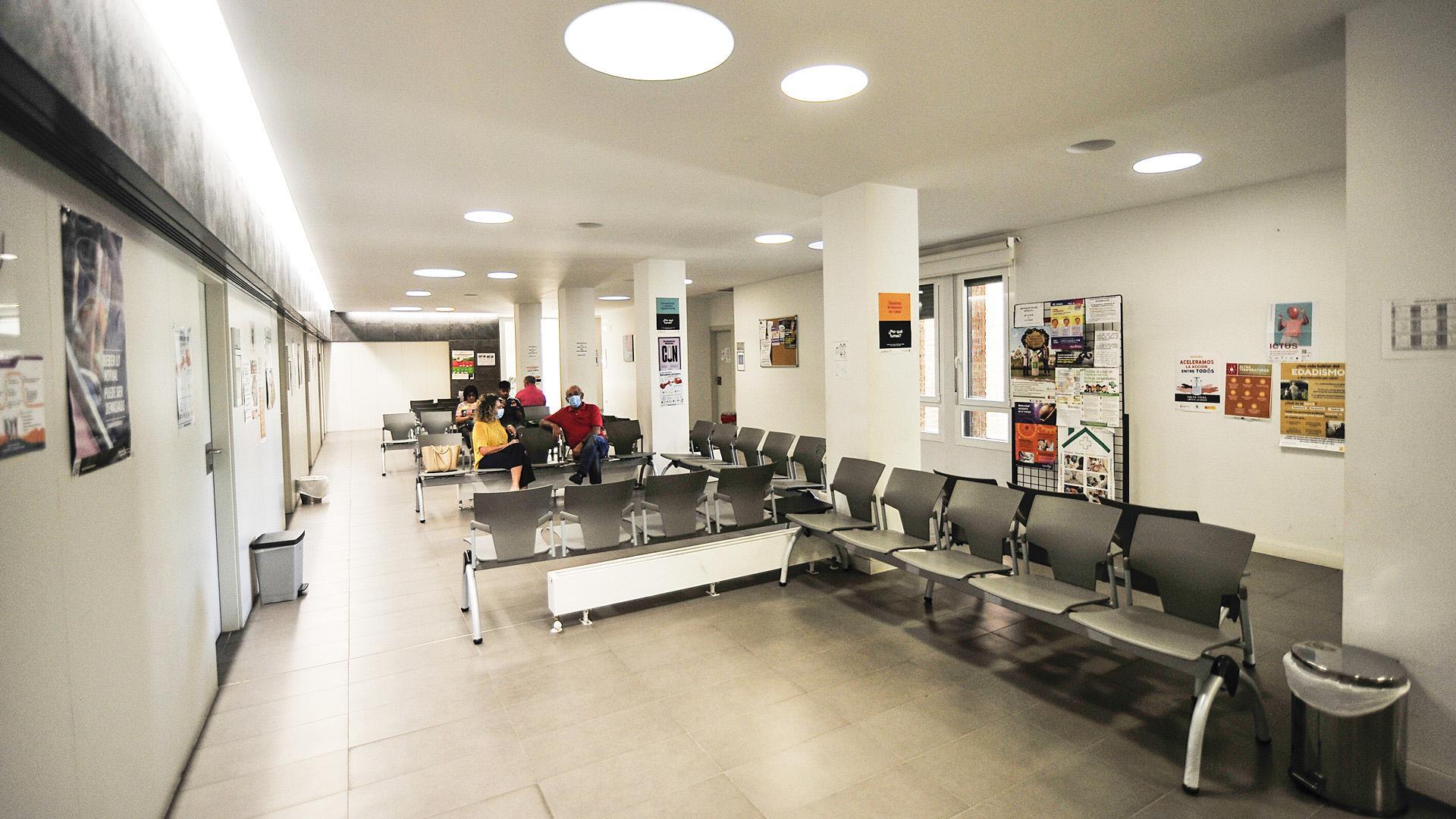 Sala de espera del centro de salud de Peralta en una imagen de archivo