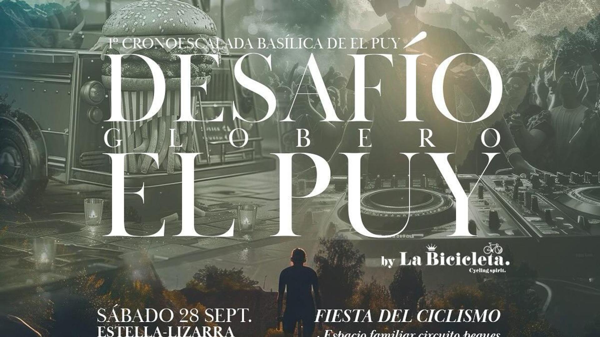 Cartel del desafío 'globero' de este sábado en Estella