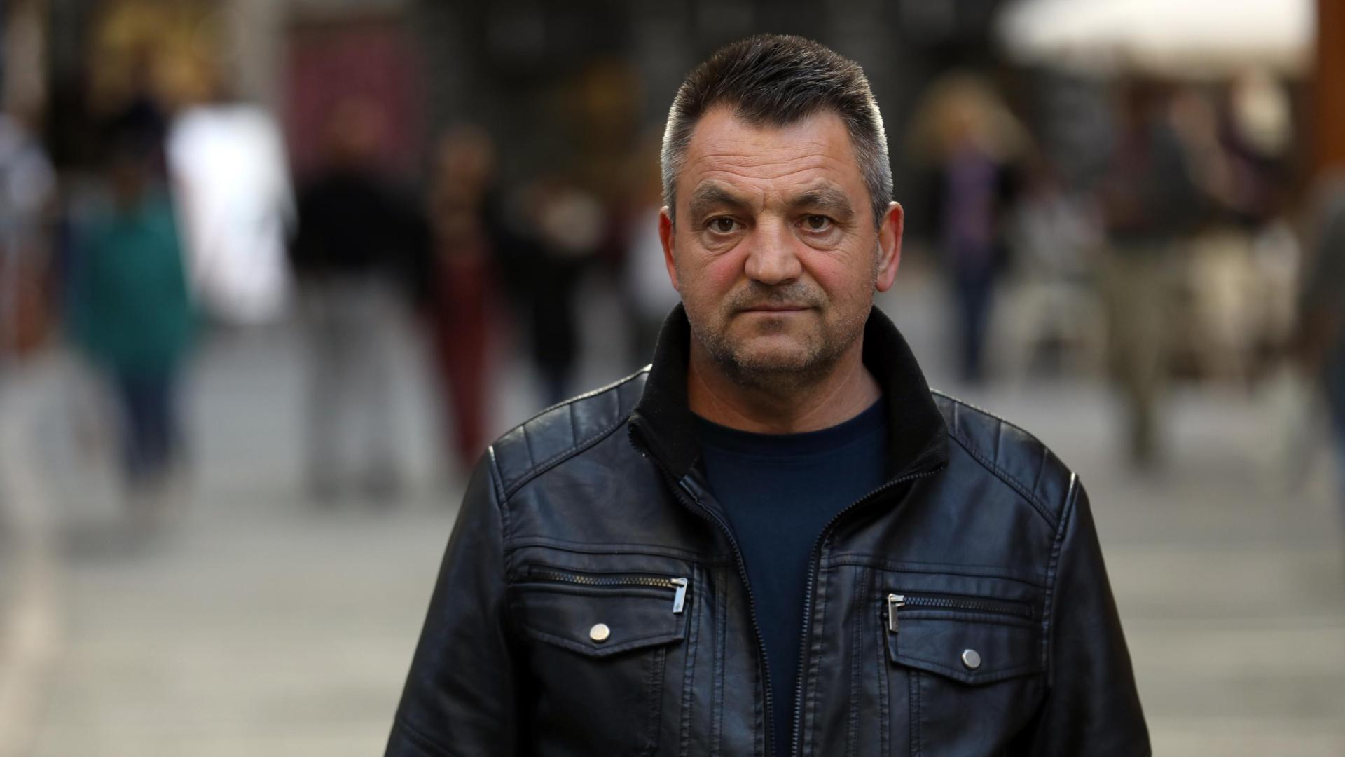 David Vidinov, camionero búlgaro que reside en Navarra desde hace 28 años