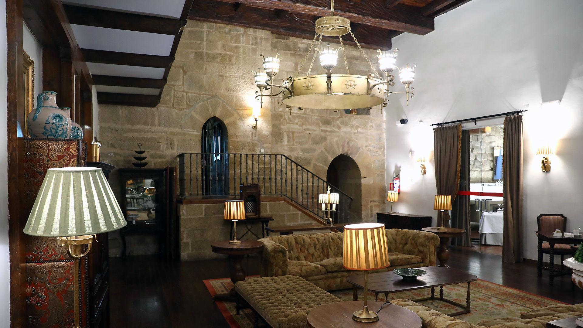 Interior del Parador de Olite