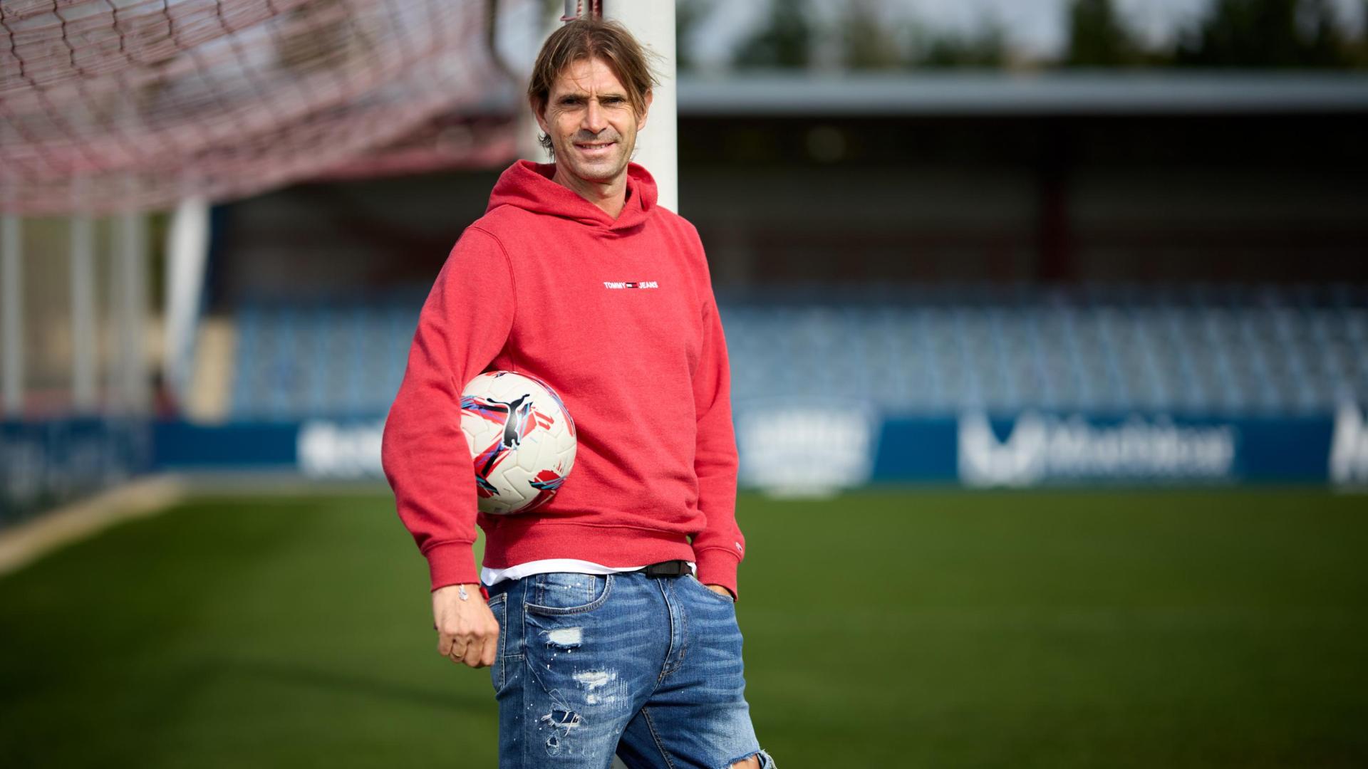 Dani Pendín, en las instalaciones de Tajonar