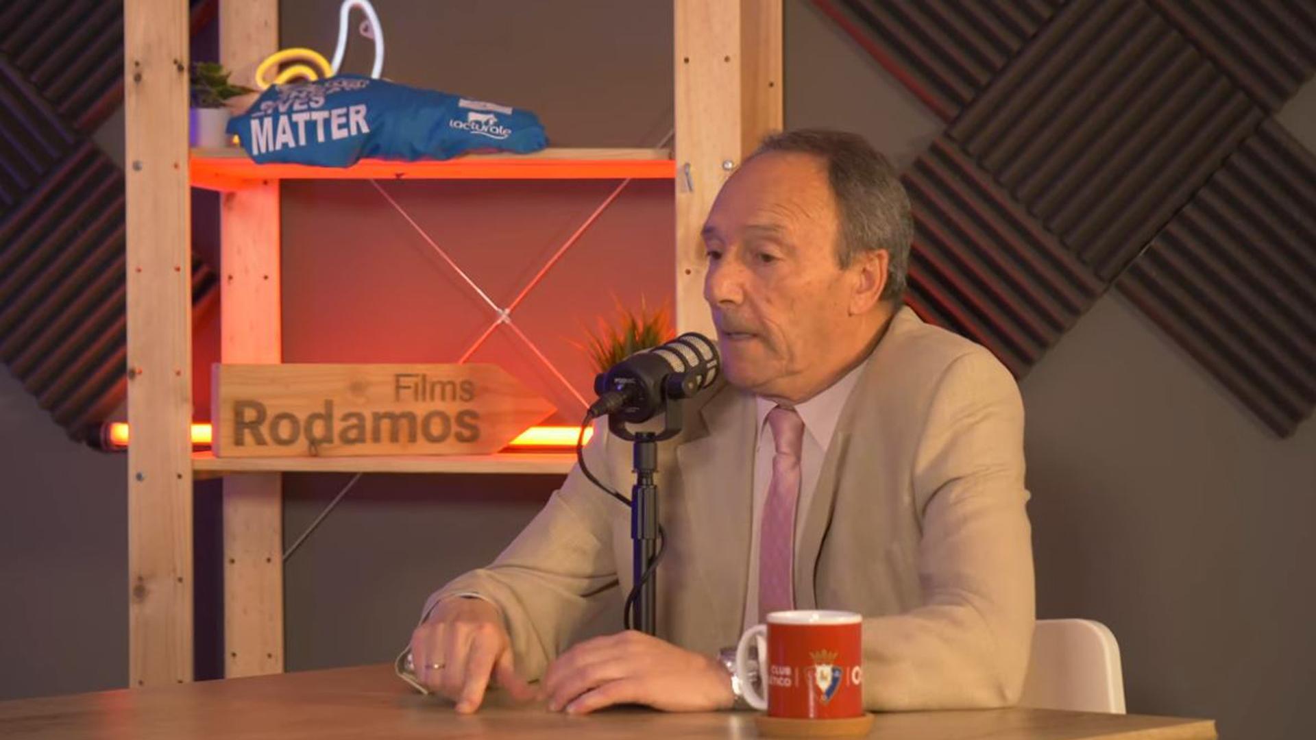 Javier Castañeda durante la entrevista con Fulanos Bastardos