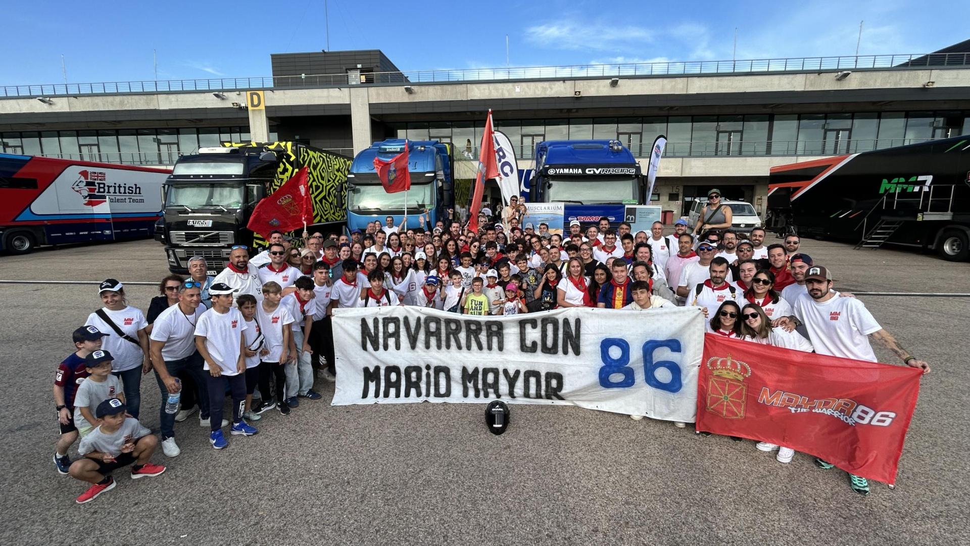 Alrededor de 150 vecinos de Fontellas animaron a Mario Mayor en Alcañiz