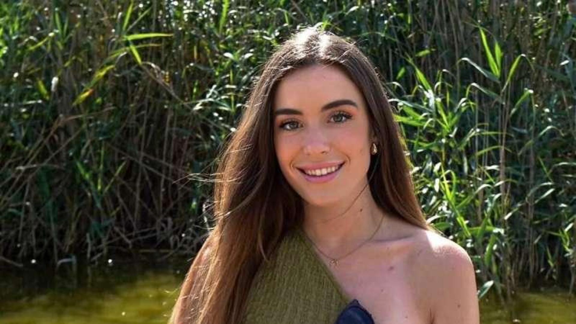 Ángela Agudo, en una imagen compartida por su familia