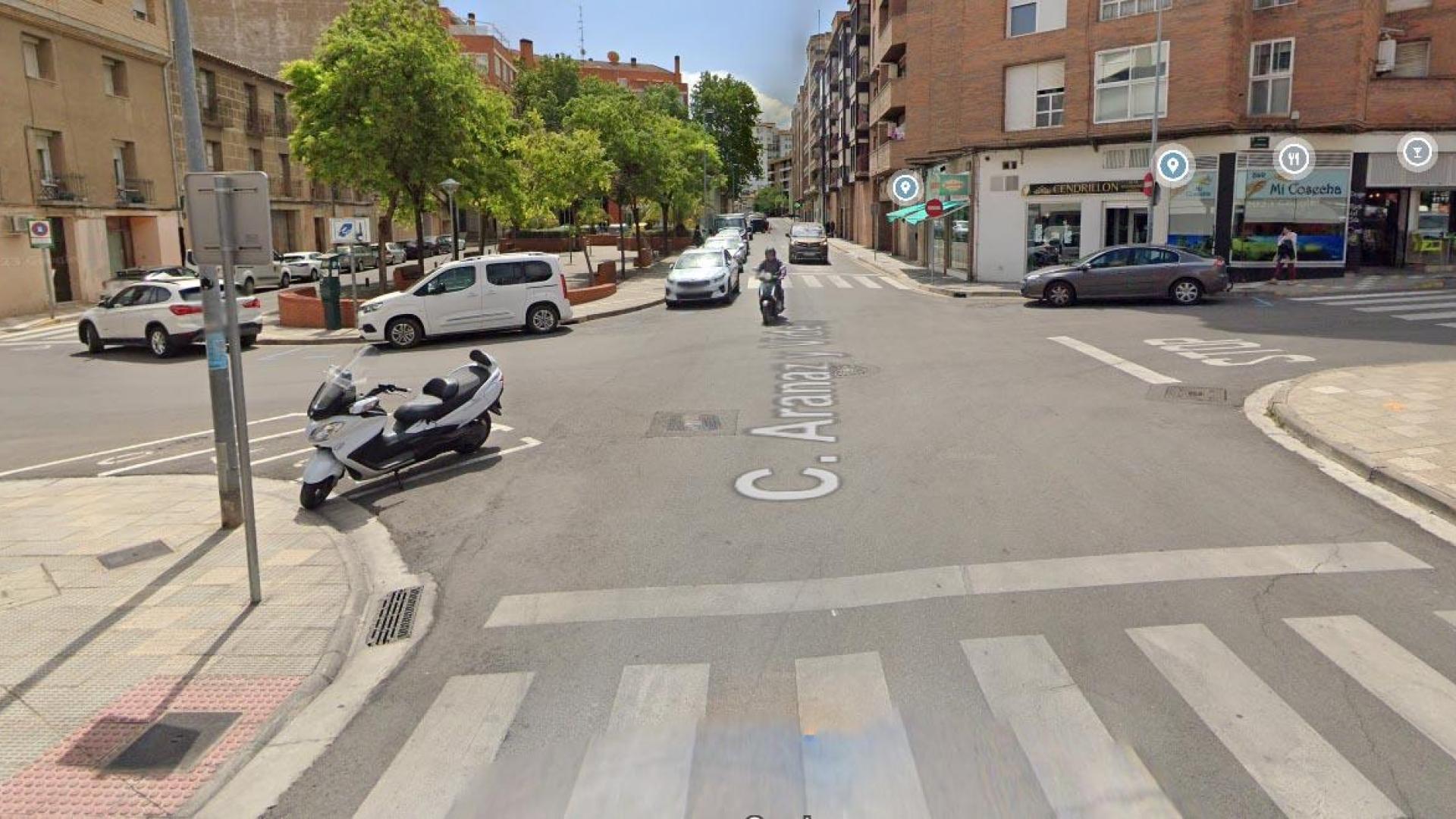 Calle Aranaz y Vides de Tudela