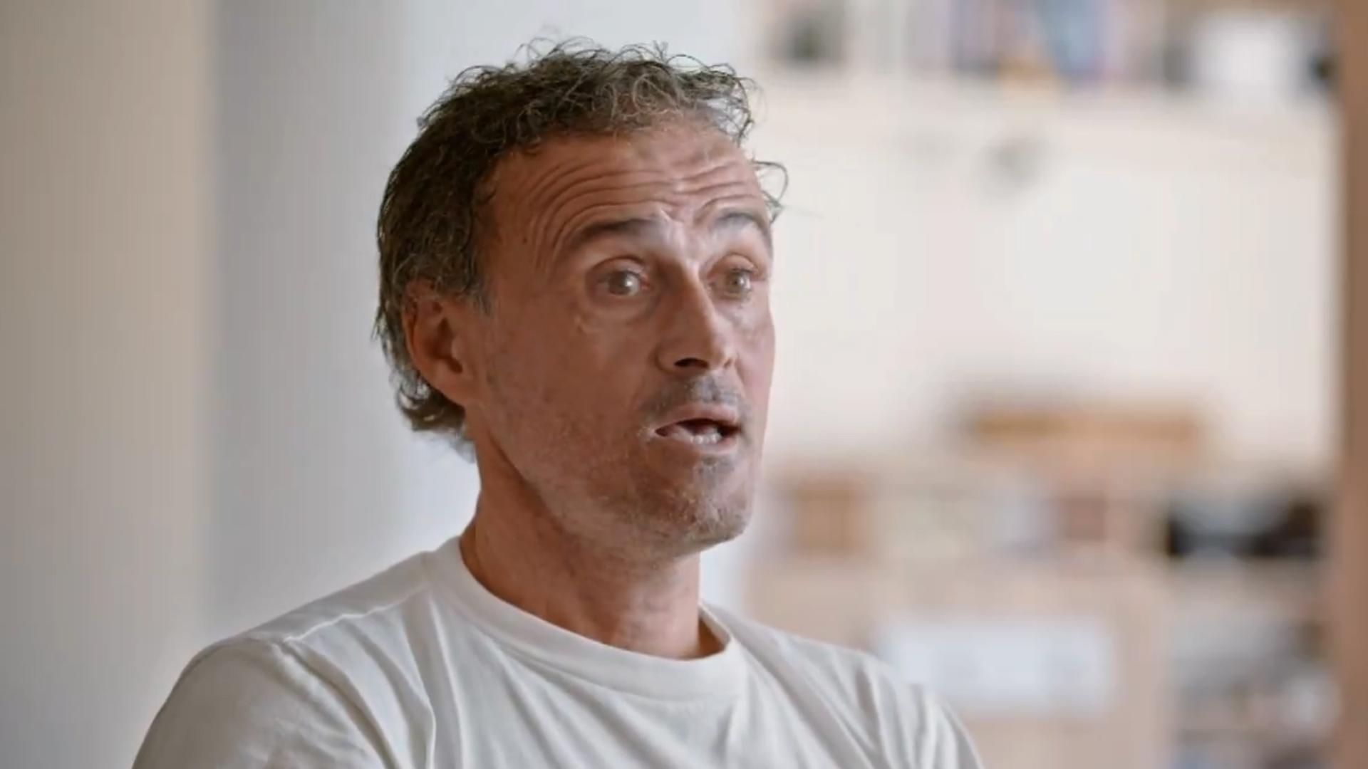 Luis Enrique, en el documental de Movistar Plus