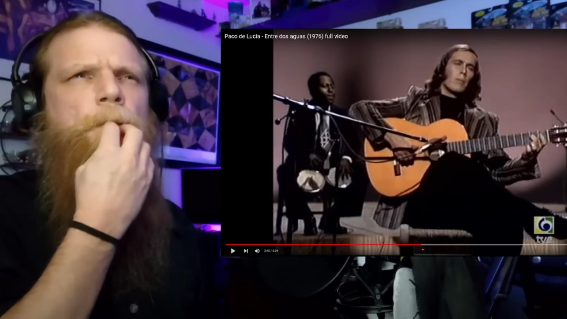 Un experto en 'heavy metal' reacciona a la interpretación de Paco de Lucía de 'Entre dos aguas'