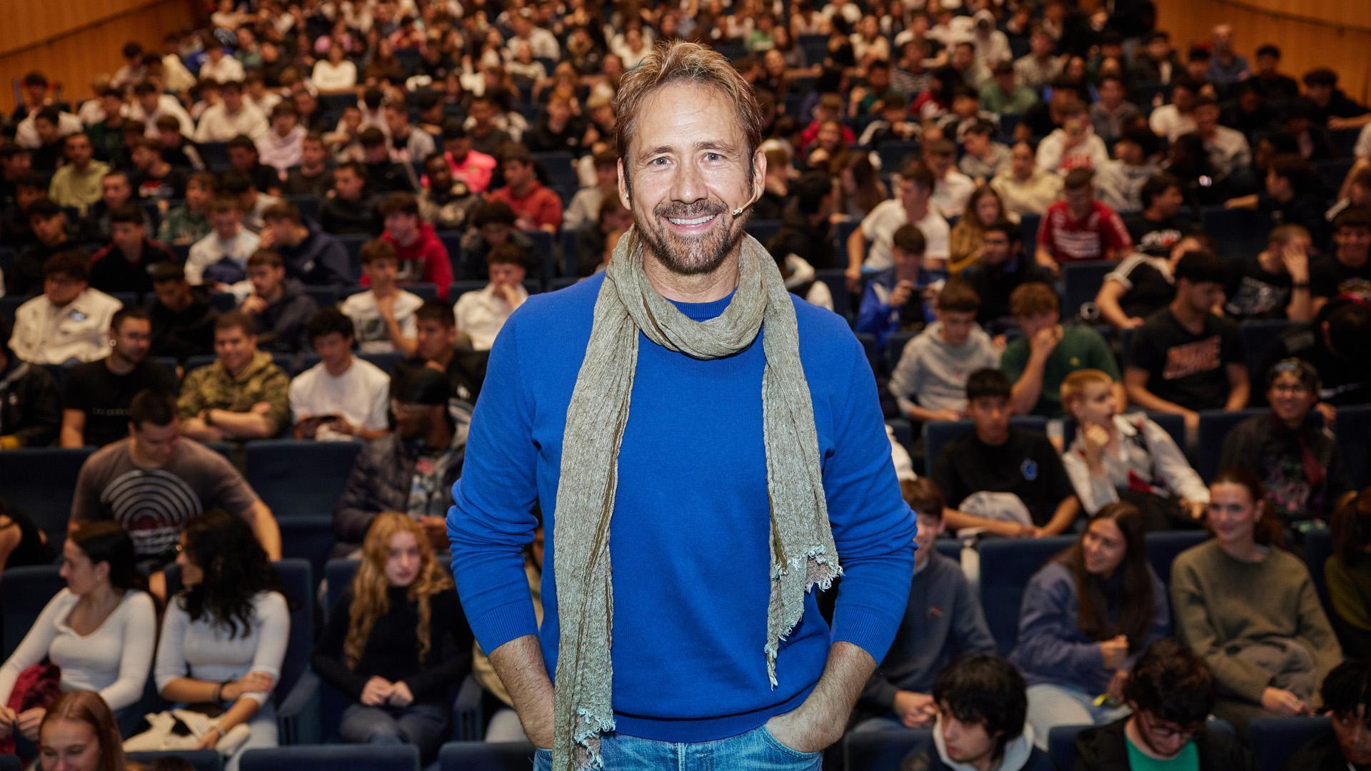 Miguel Ángel Tobías, creador del programa 'Españoles por el mundo', en Pamplona