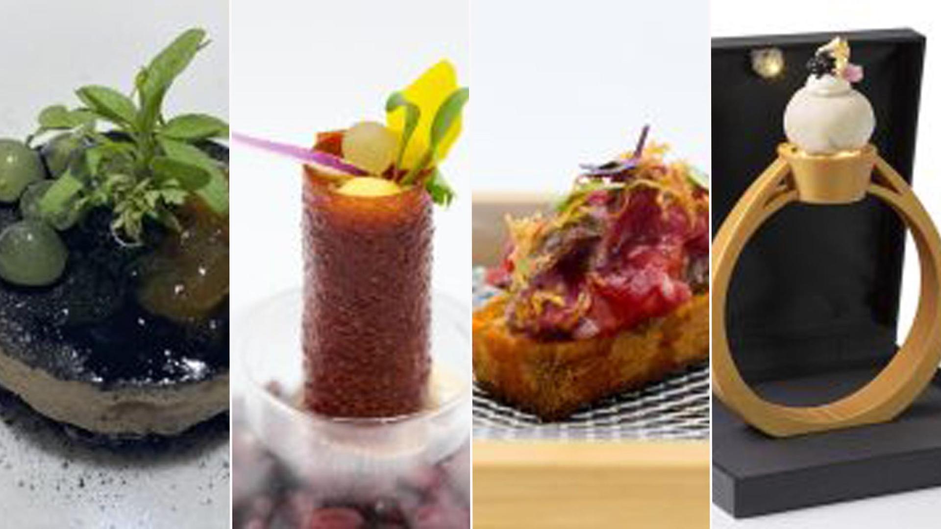 'Calamares', 'Meraki', 'Piketa' y 'Txerri Bitxia', los cuatro pinchos navarros finalistas en el Campeonato Nacional de Pinchos y Tapas