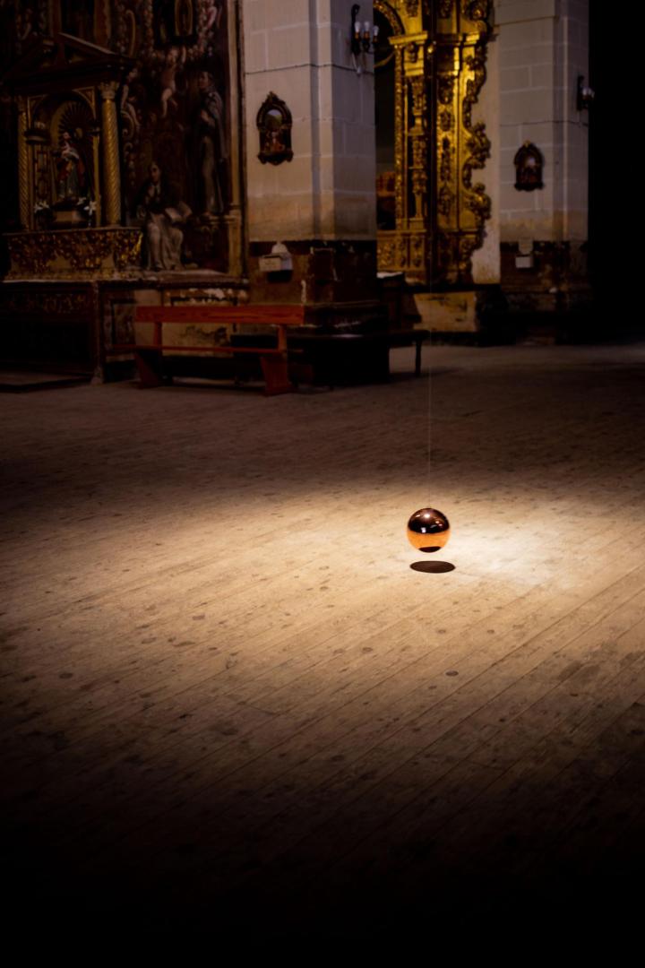 El péndulo en la iglesia de San Francisco