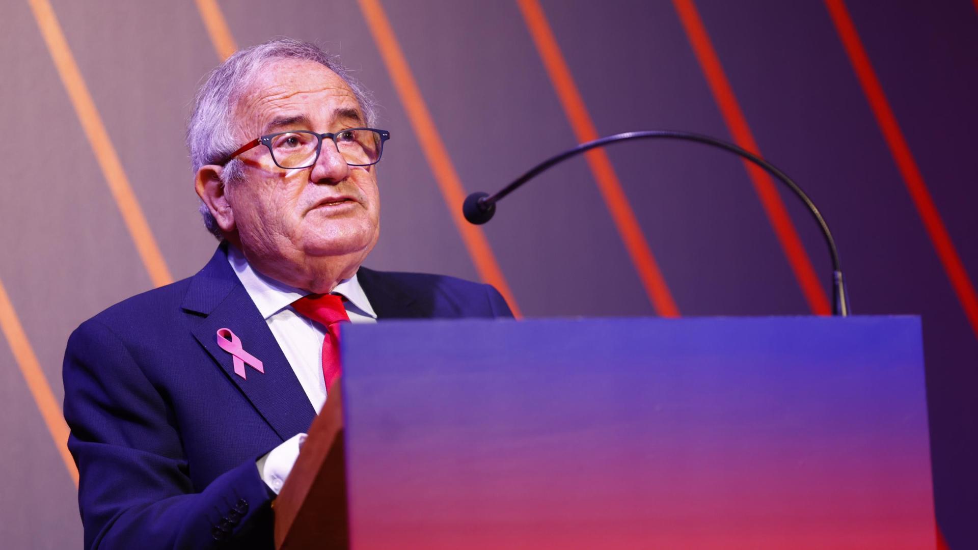 Luis Sabalza, en la asamblea de este sábado