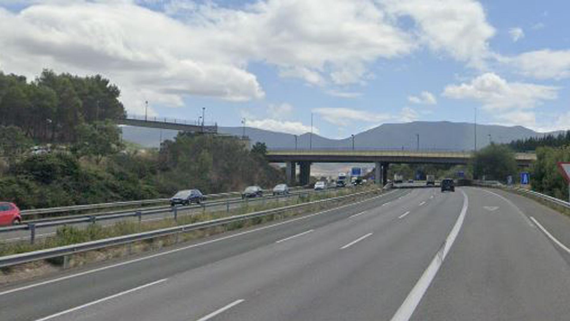 Imagen de archivo de la AP-15 a la altura de Noáin