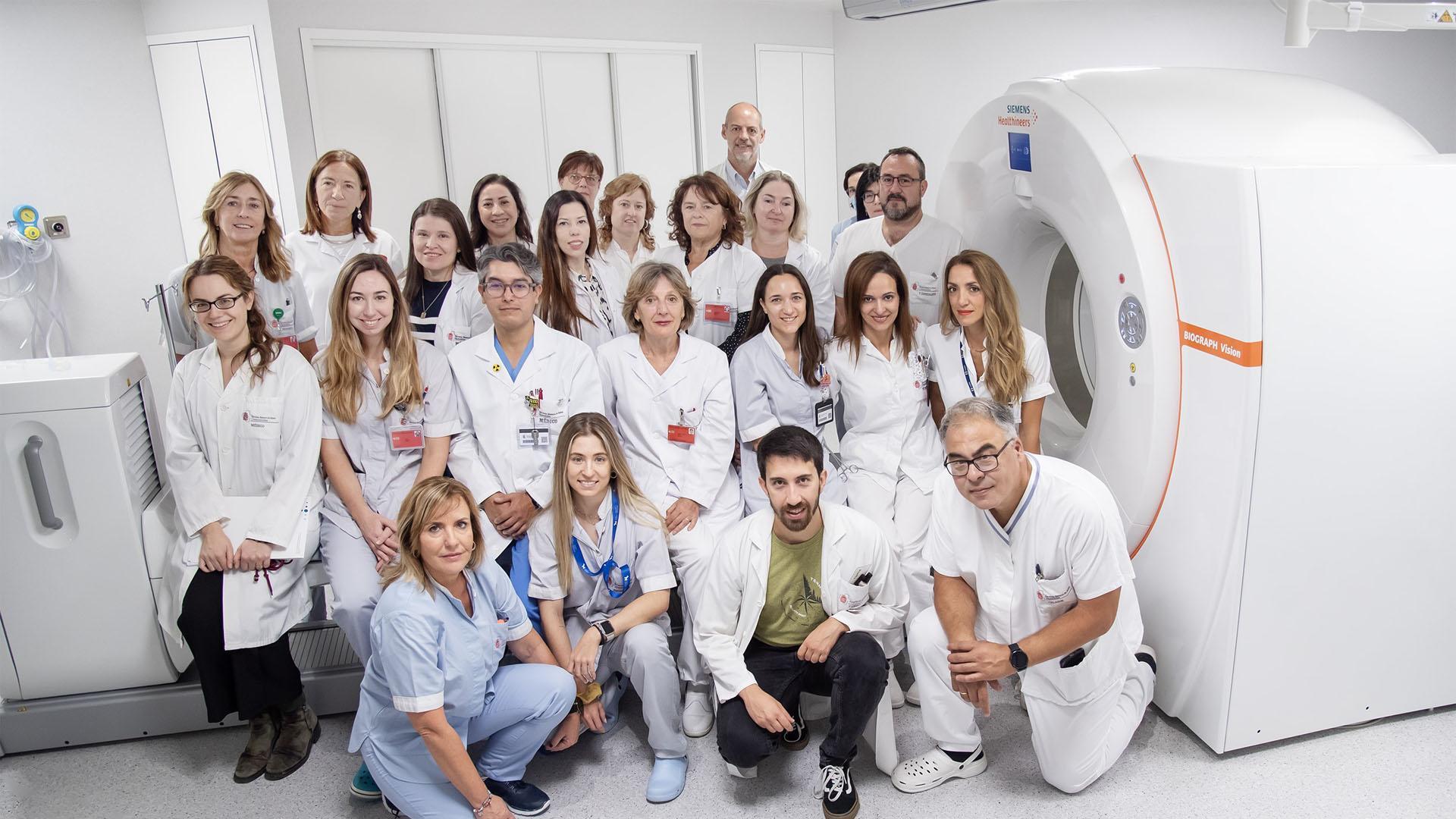 Representantes de Medicina Nuclear, Radiofísica y Radiofarmacia responsables de la atención realizada en el PET