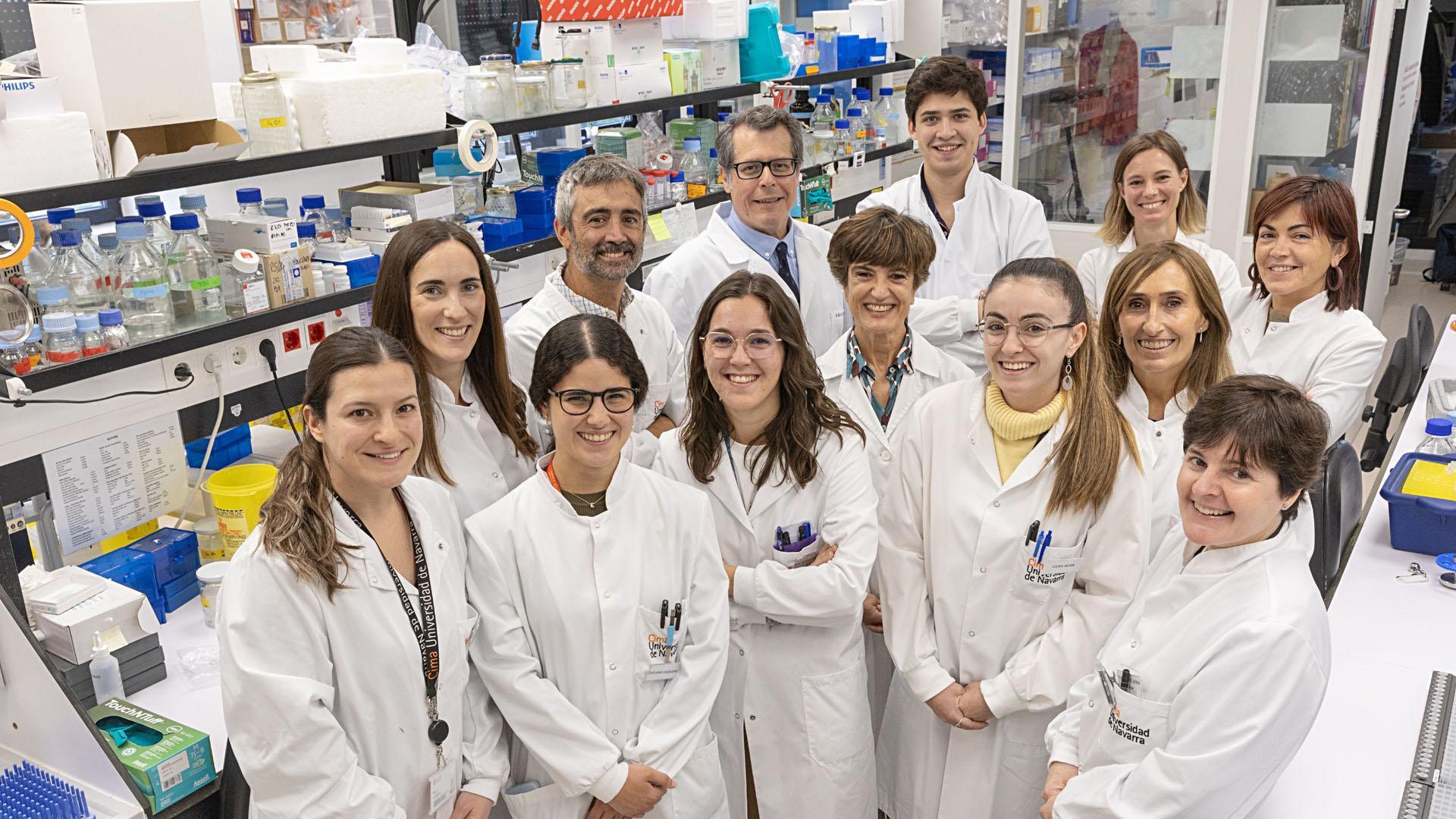 Grupo de Hepatología del Cima Universidad de Navarra que ha participado en el estudio