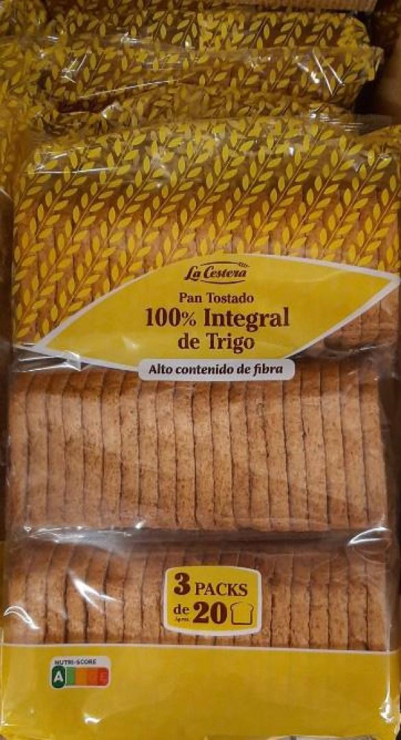 Panes tostados integral Lidl