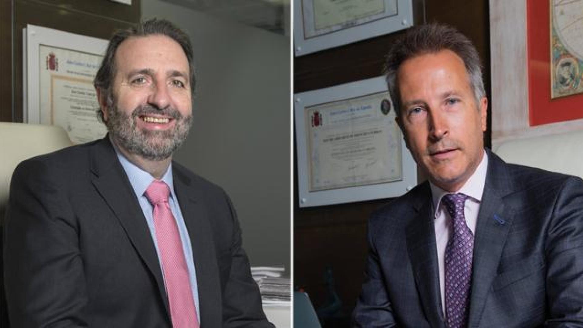 De izda a dcha, los doctores Carlos Concejo Cutolí y Ricardo Ruiz de Erenchun Purroy