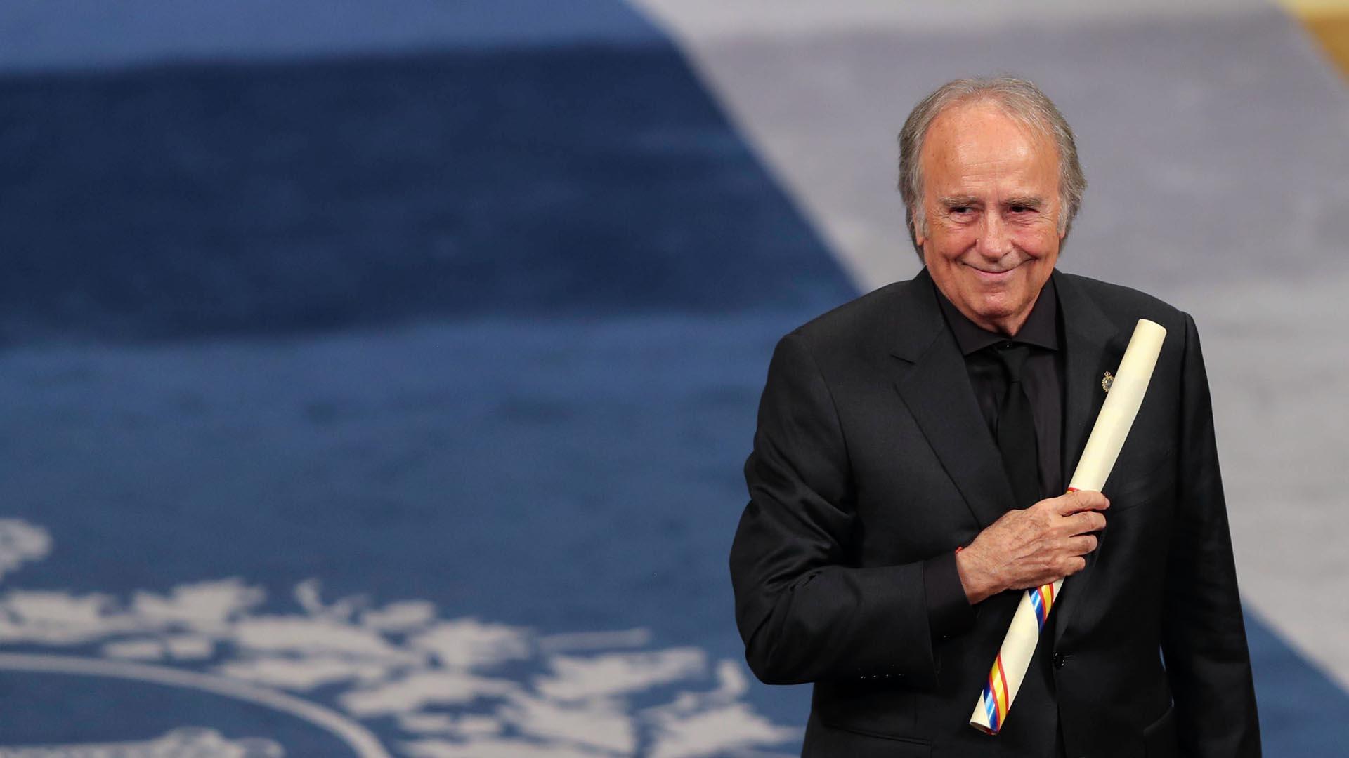 Joan Manuel Serrat, tras recibir el premio