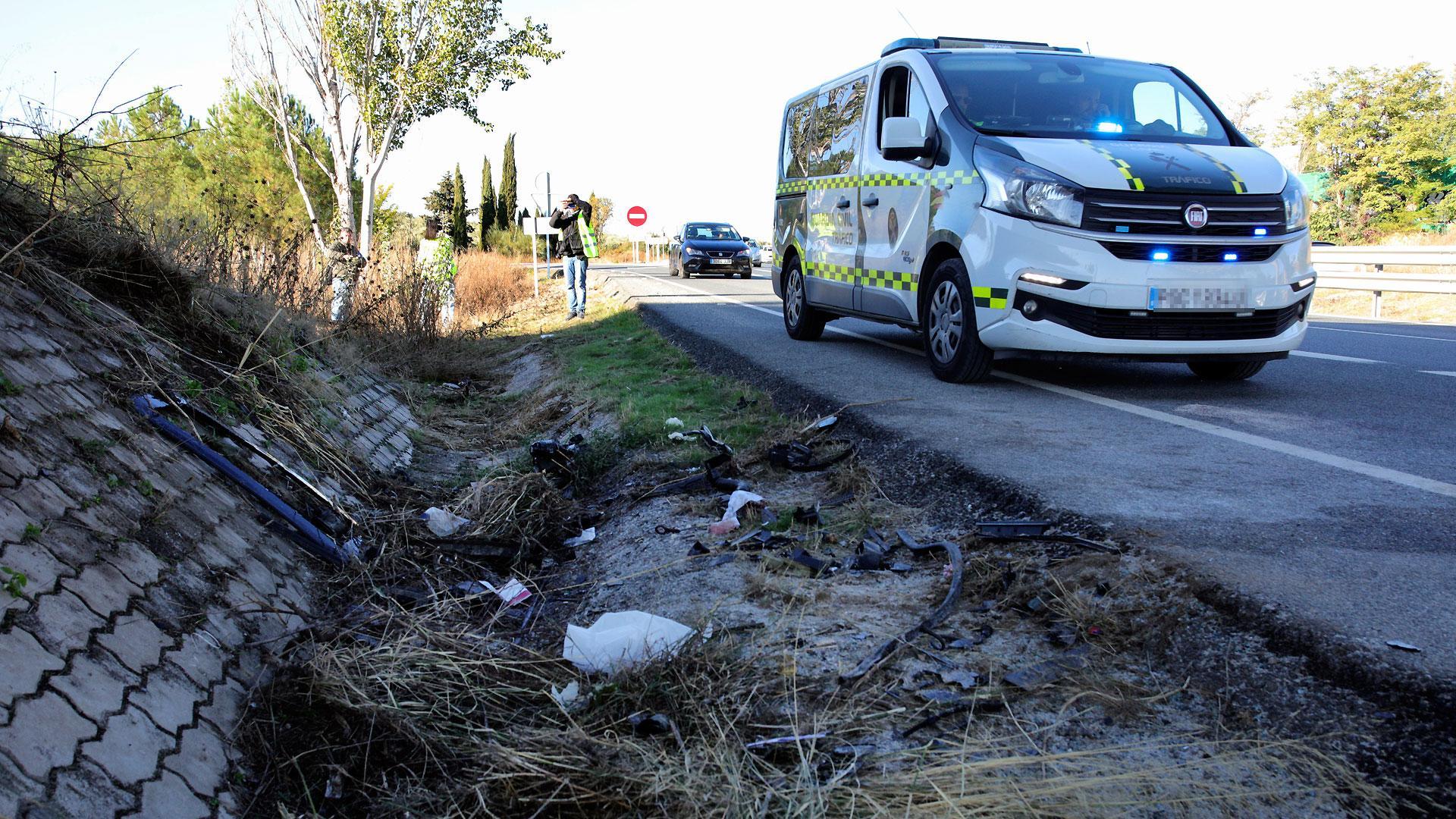 Punto de la autovía A-92 a su paso por Moraleda de Zafayona donde ha ocurrido el accidente