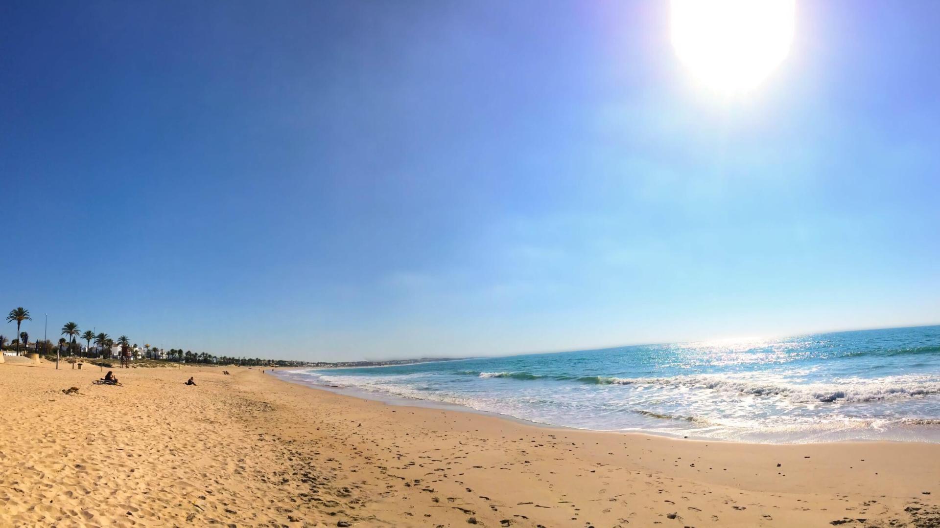 La playa de La Barrosa